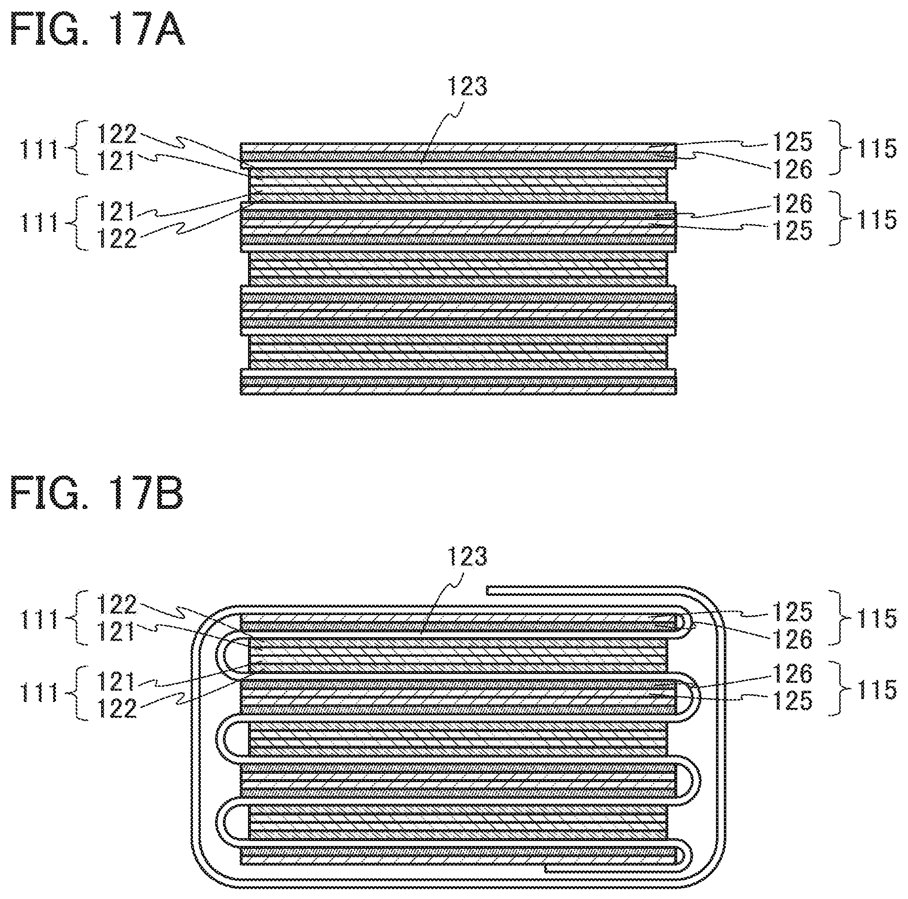 Patent US12308421 Figure 17 – Electrode and power storage device comprising graphene compound
