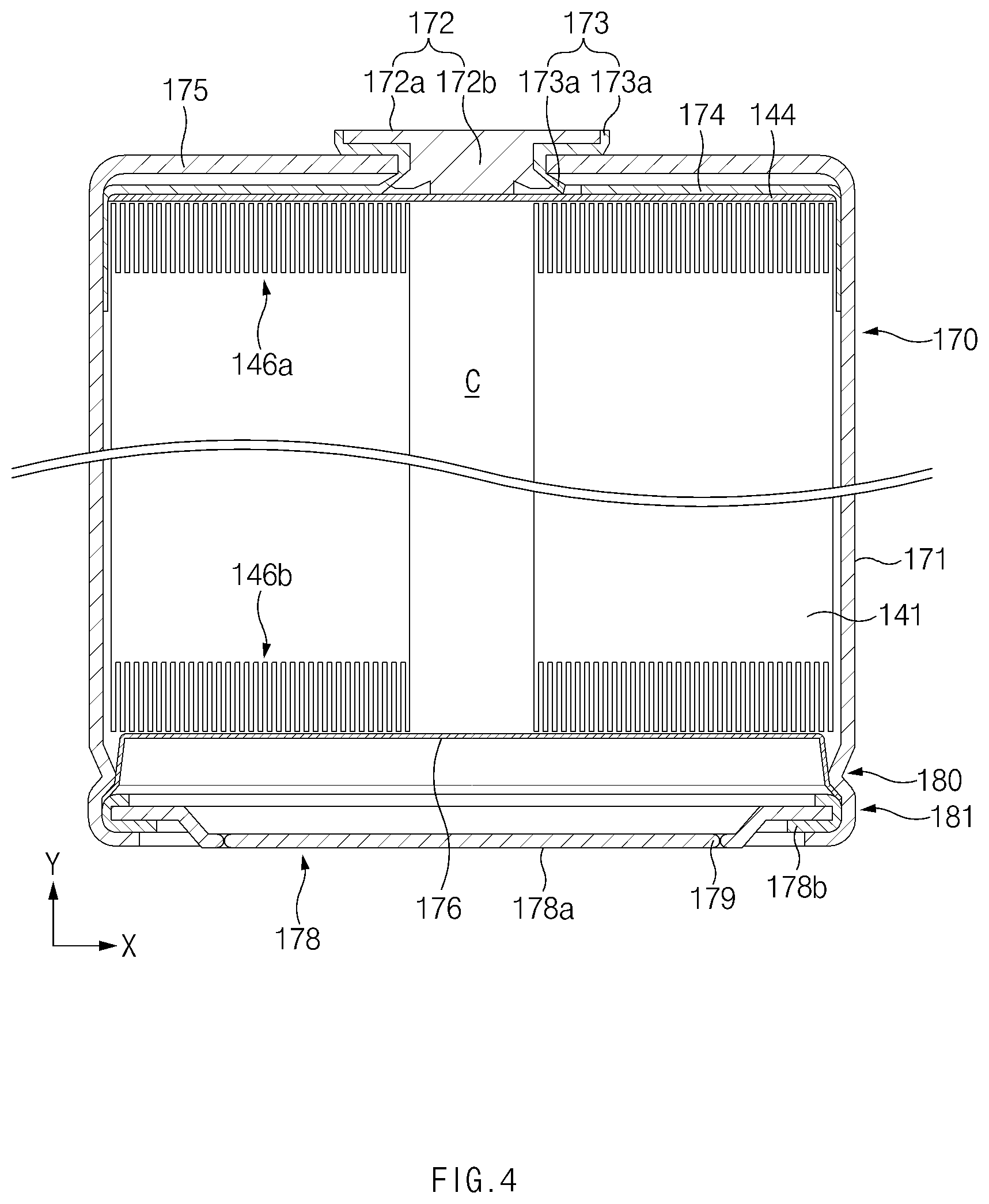 Patent US12308429 Figure 4 – Lithium secondary battery