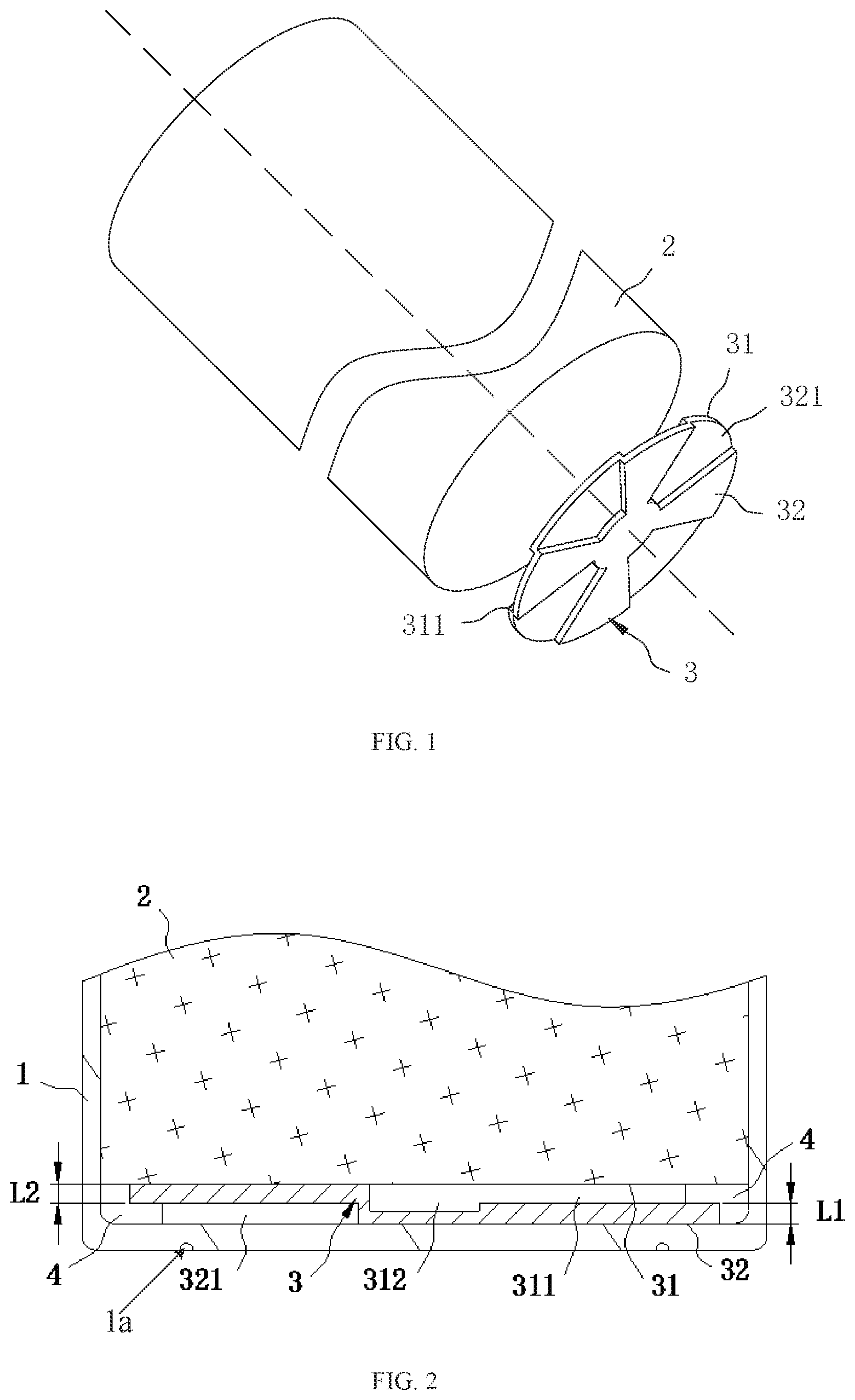 Patent US12308441 Figure 1 – Battery and battery module
