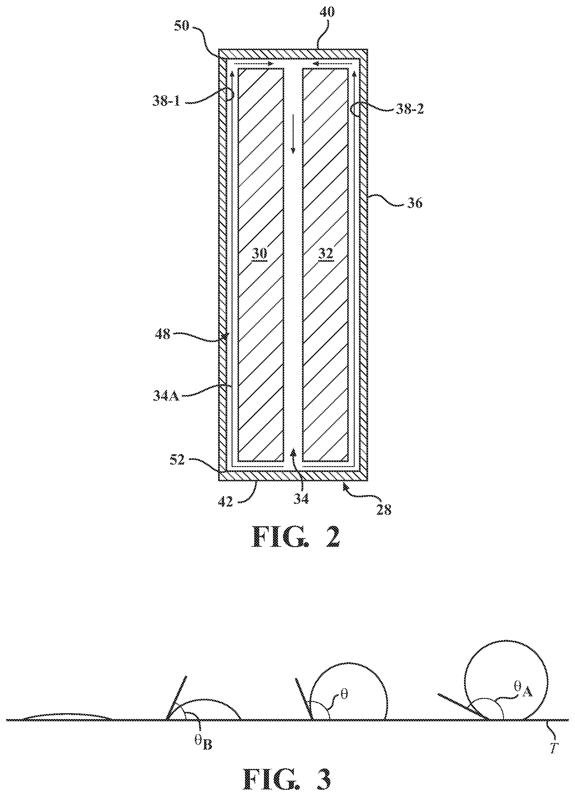 Patent US12308448 Figure 2 – Battery cell enclosure with anti-gravity electrolyte distribution
