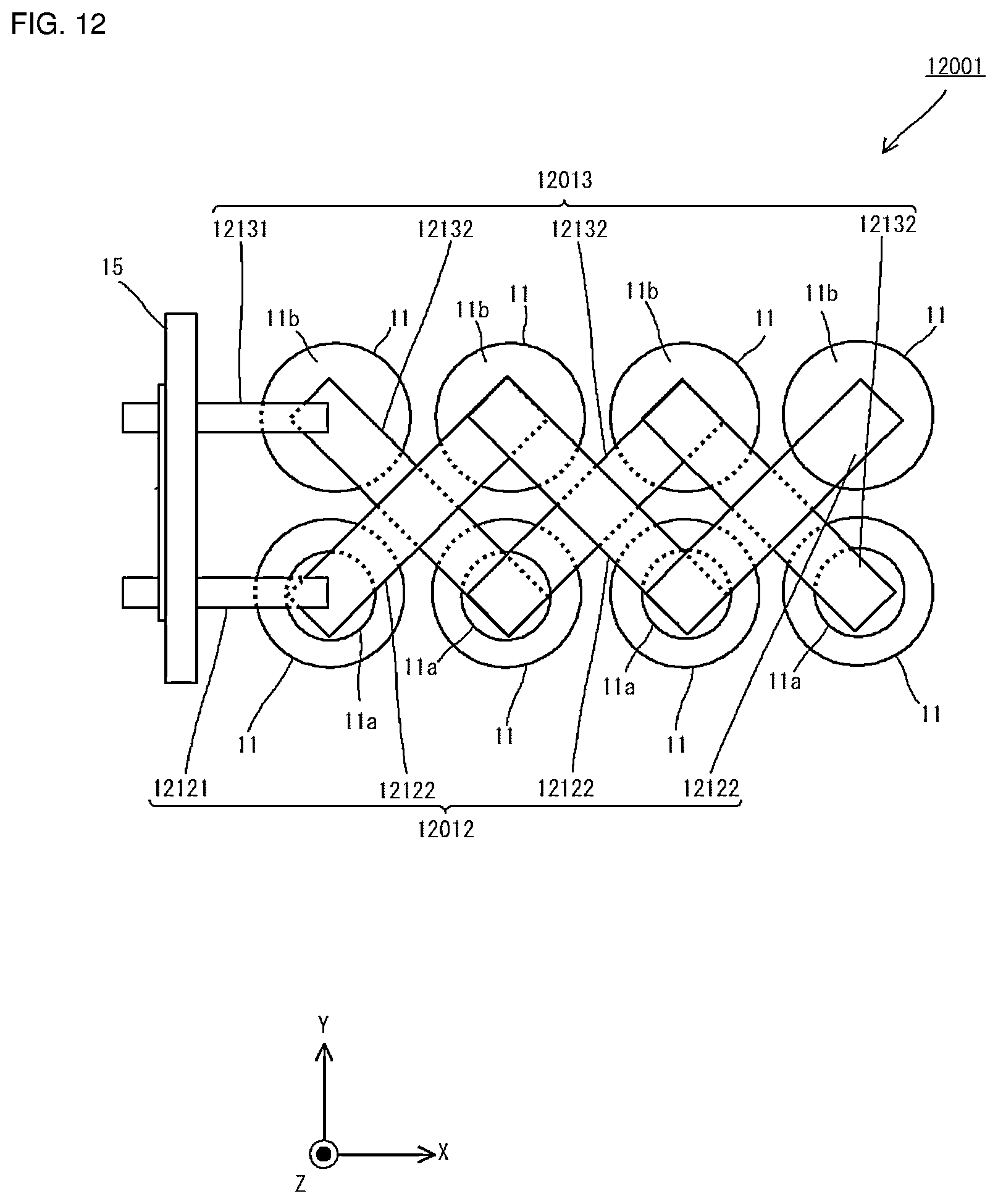 Patent US12308451 Figure 11 – Battery pack