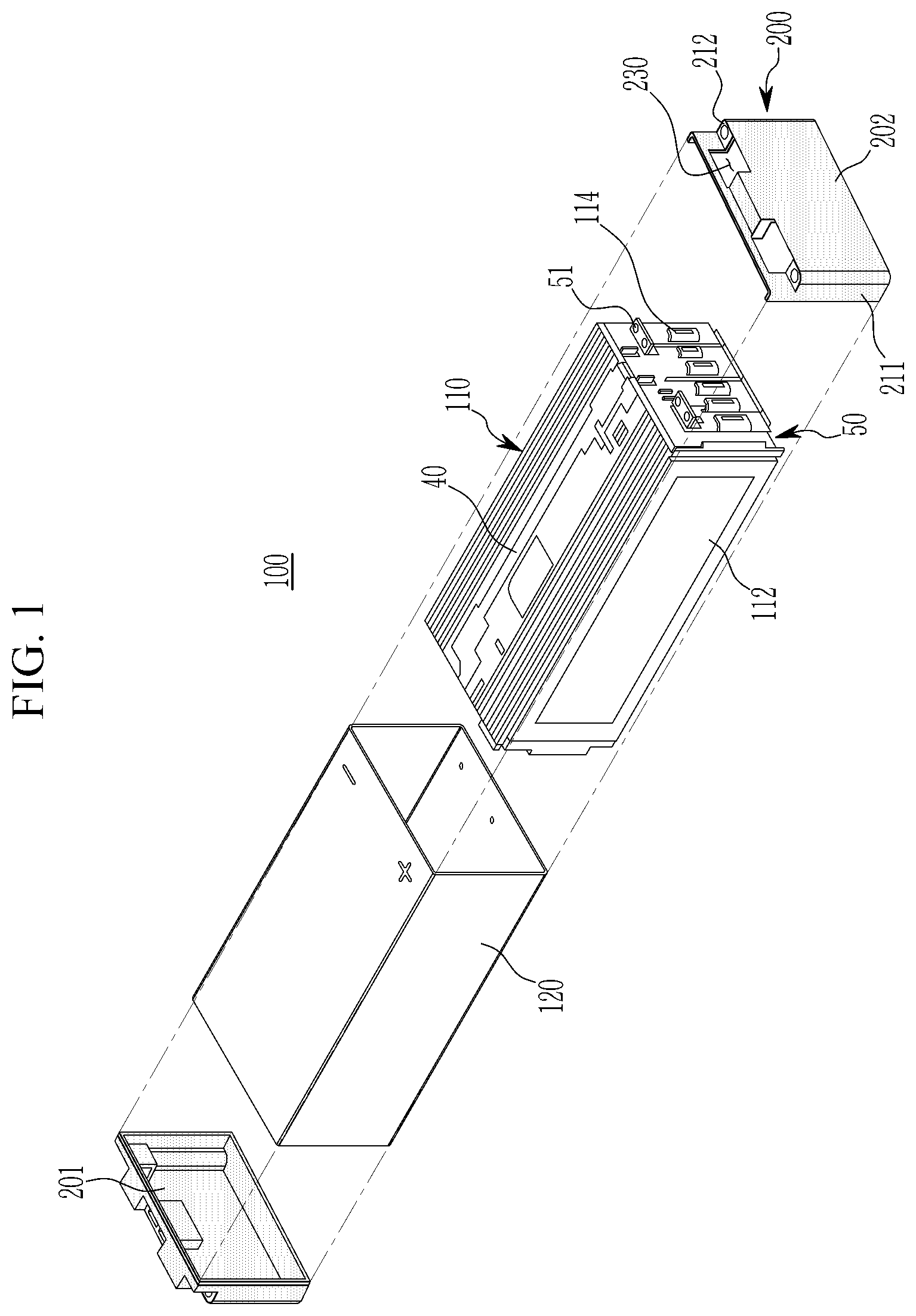 Patent US12308453 Figure 1 – Battery module