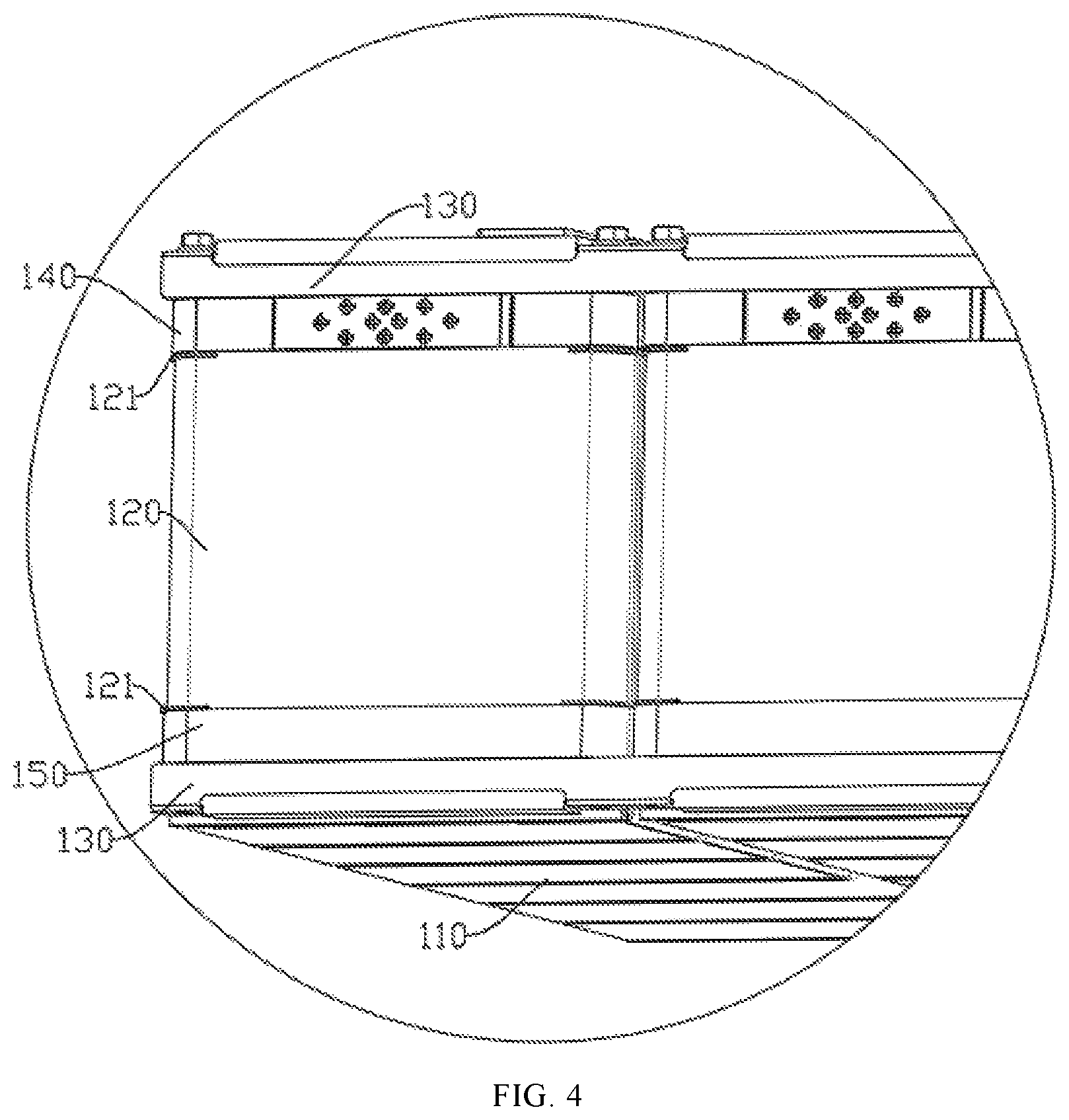 Patent US12308458 Figure 2 – Fixing assembly for battery module and battery pack