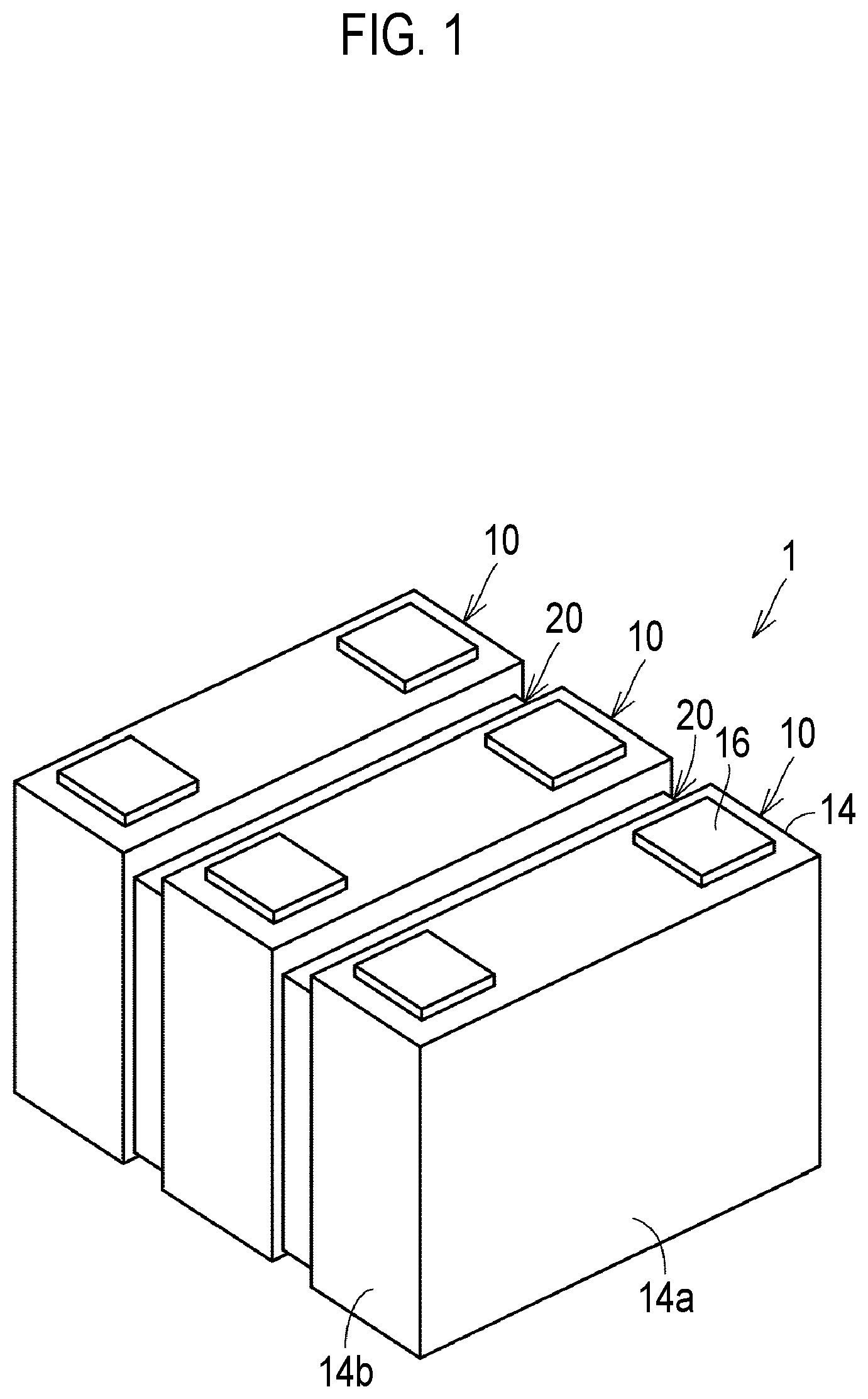Patent US12308461 Figure 1 – Battery module