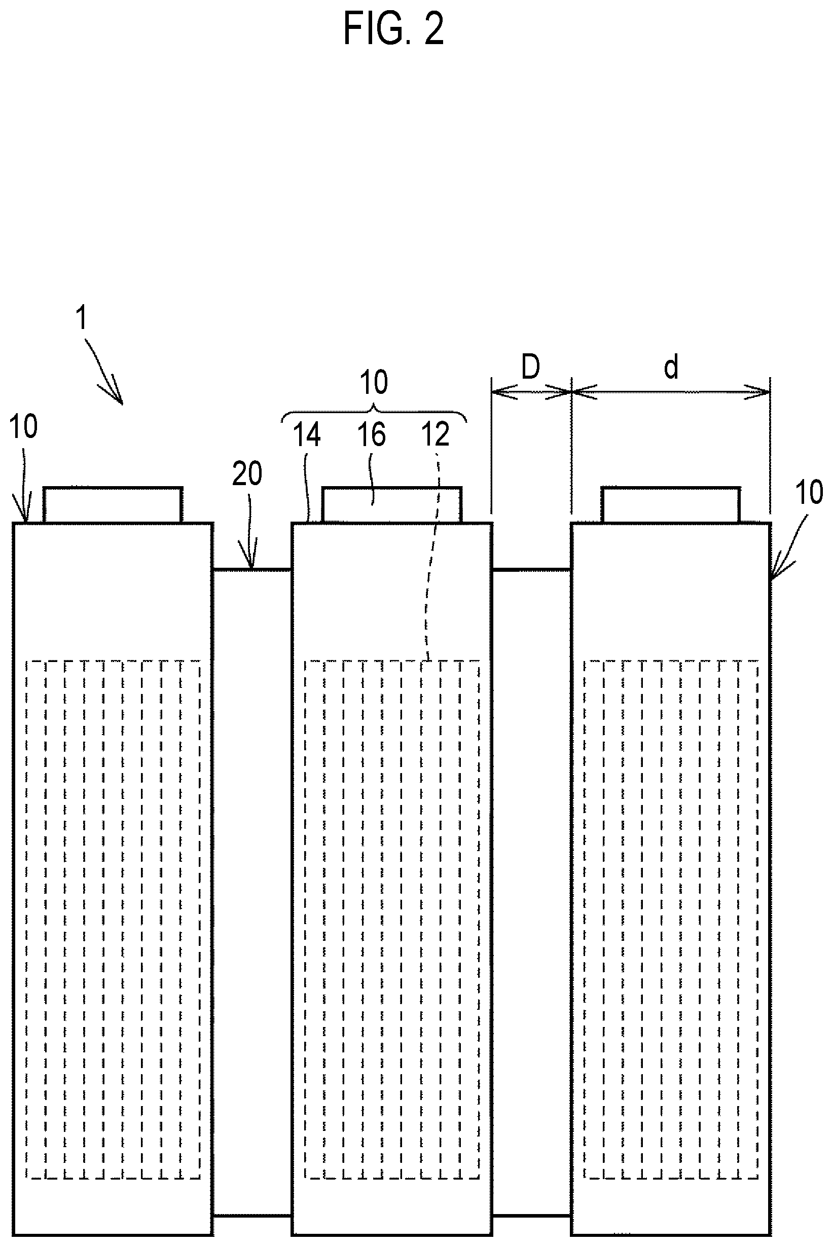 Patent US12308461 Figure 2 – Battery module