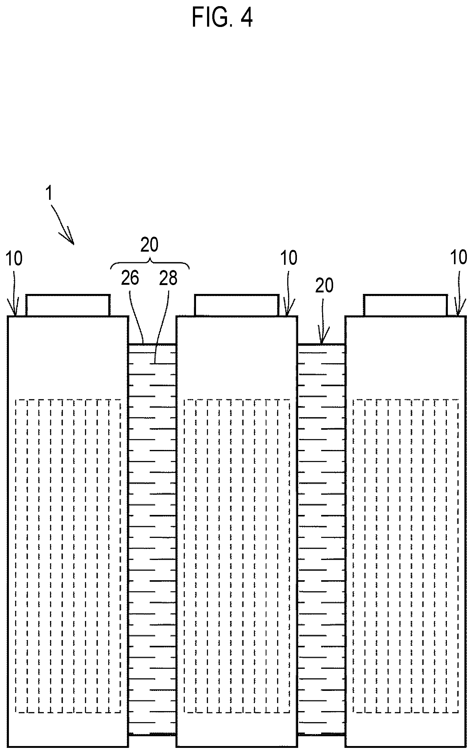 Patent US12308461 Figure 4 – Battery module
