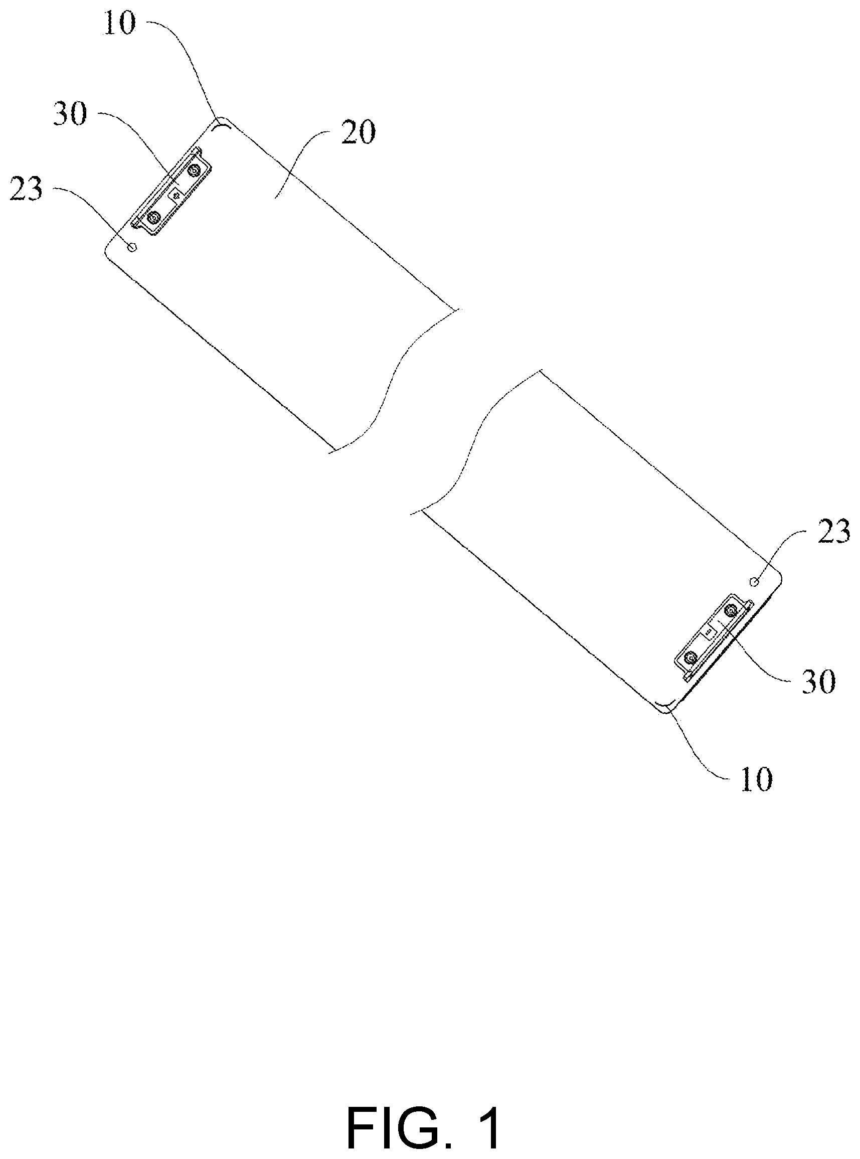 Patent US12308465 — Battery — Figure 1