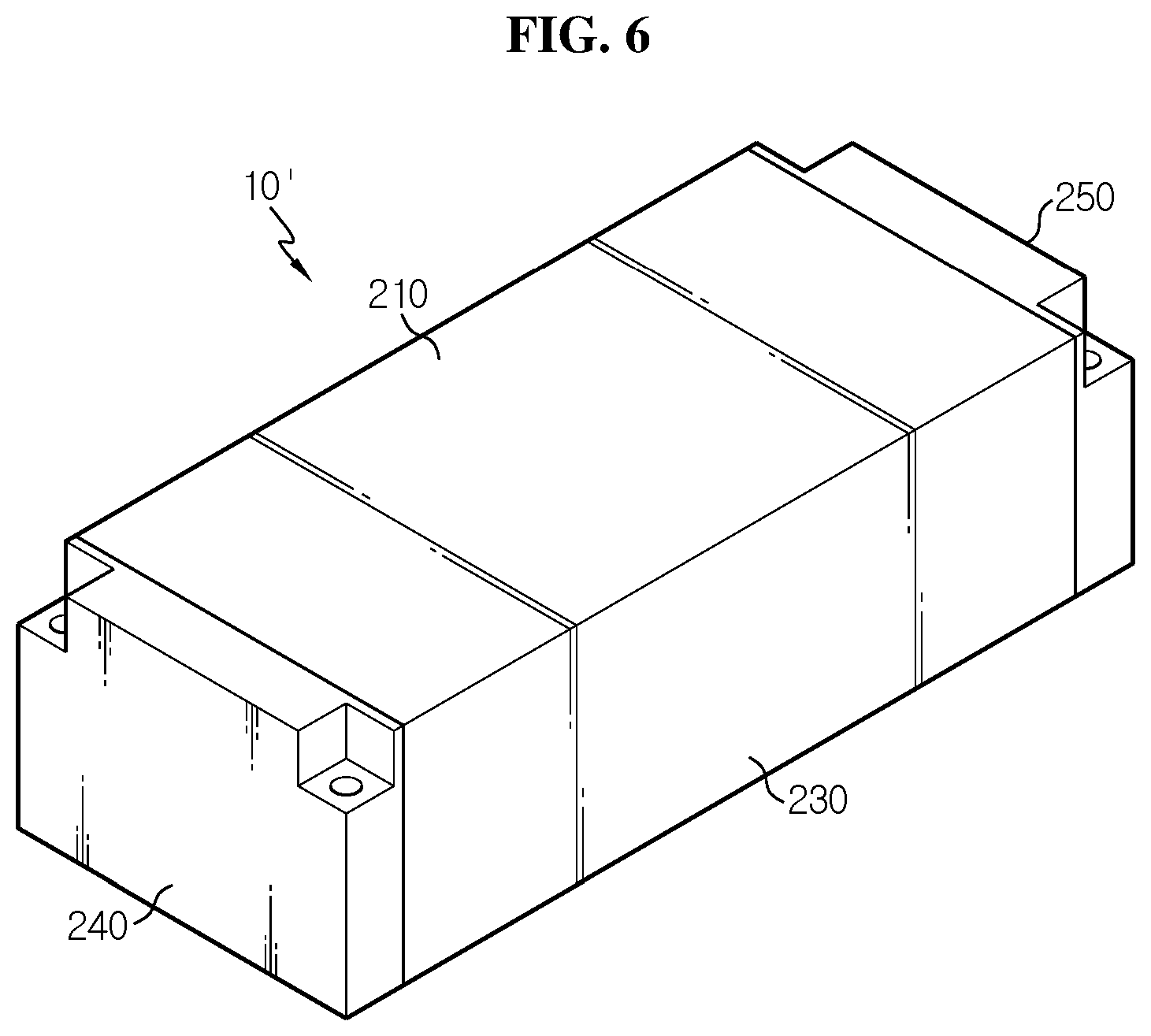 Patent US12308467 Figure 6 – Battery module including coolant jet spray nozzles with different melting point metal valves, and battery pack and vehicle including same