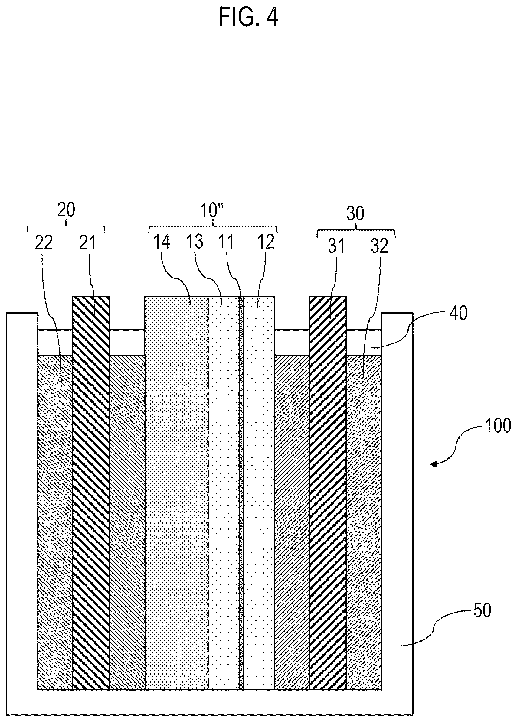 Patent US12308470 Figure 4 – Zinc secondary battery and separator for zinc secondary battery