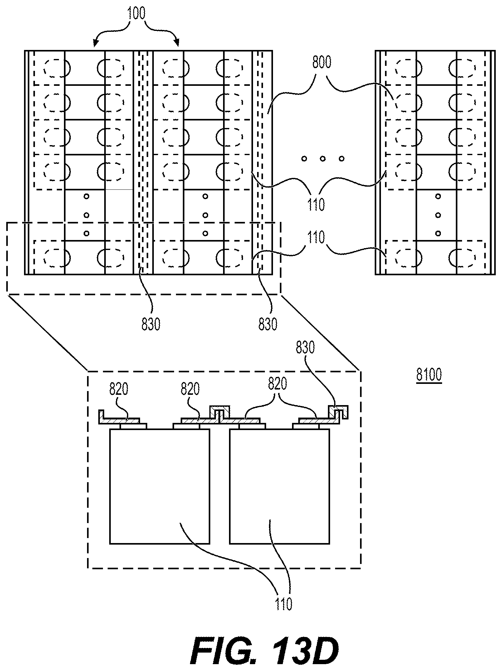 Patent US12308474 Figure 10 – Grid energy storage system featuring massively parallel-connected cells