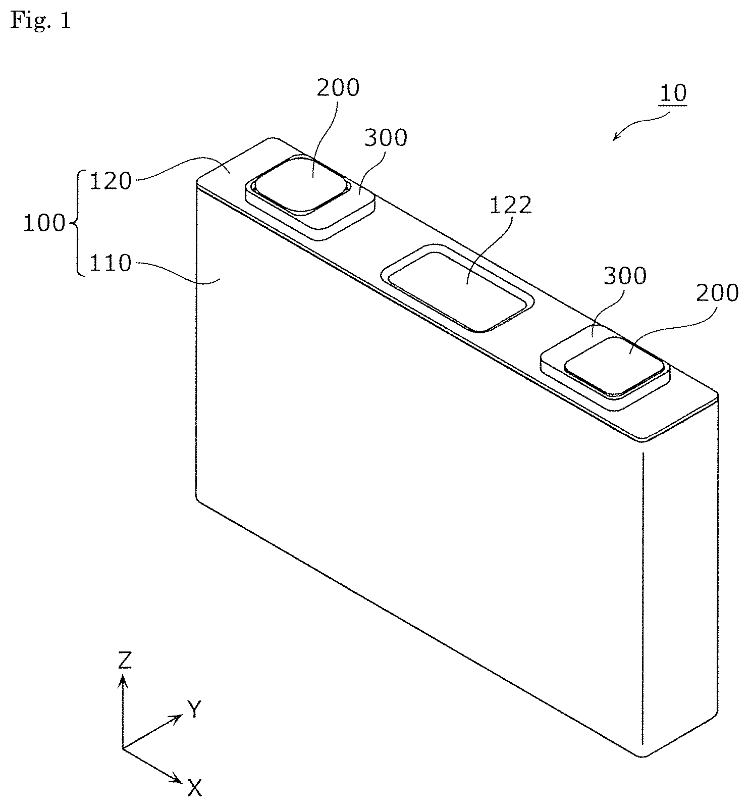 Patent US12308477 Figure 1 – Energy storage device