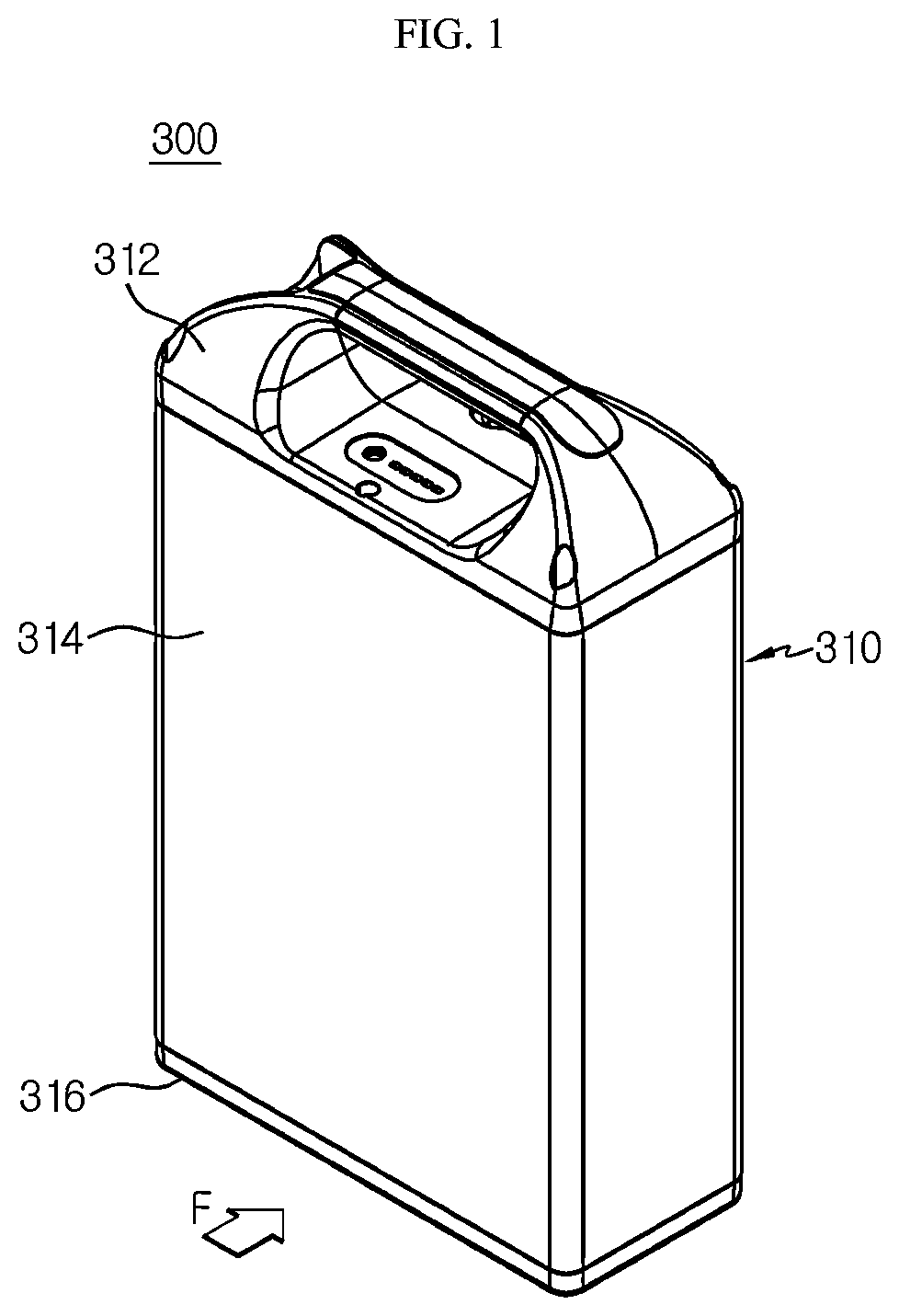 Patent US12308481 Figure 1 – Battery module, battery pack and vehicle