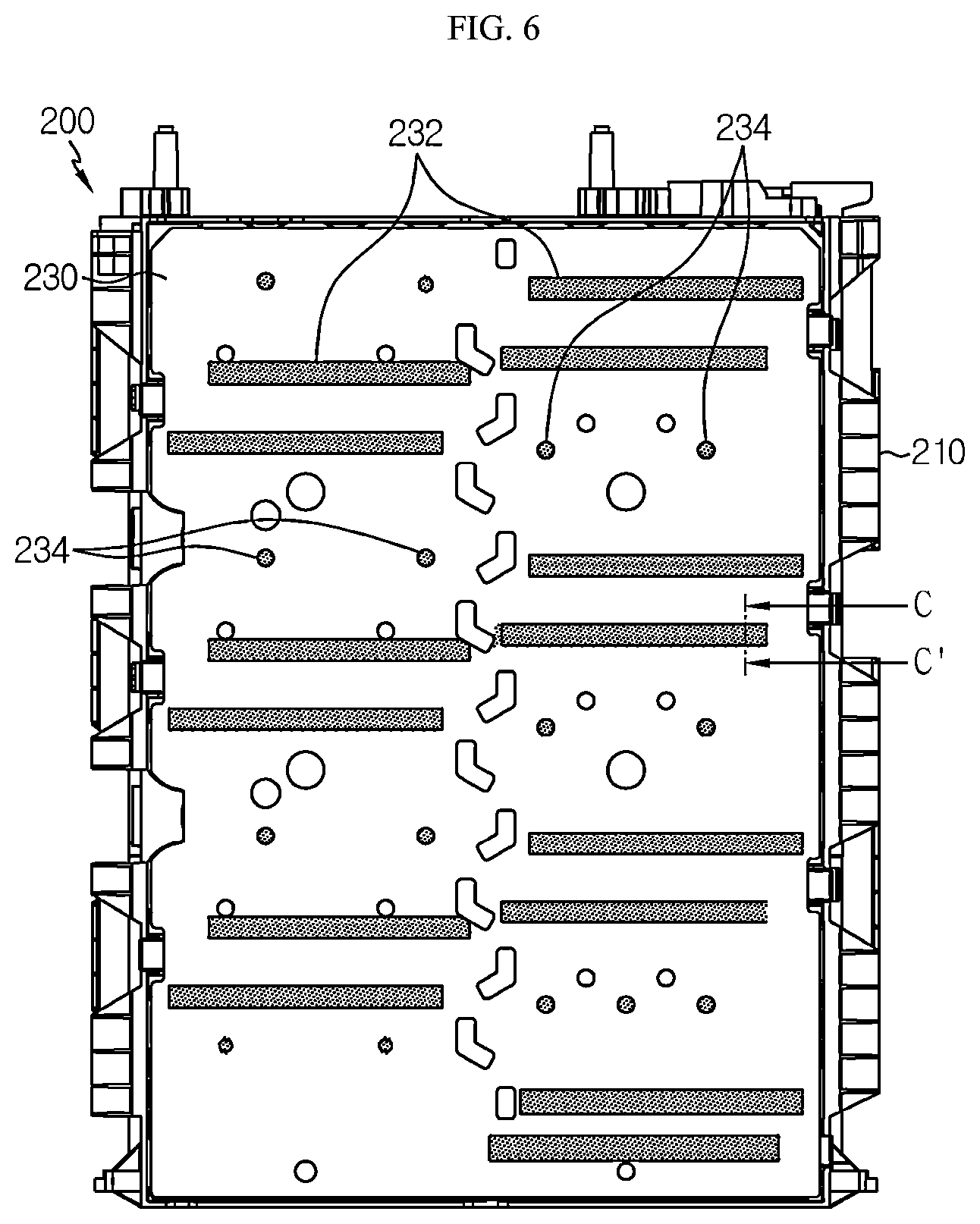 Patent US12308481 Figure 6 – Battery module, battery pack and vehicle