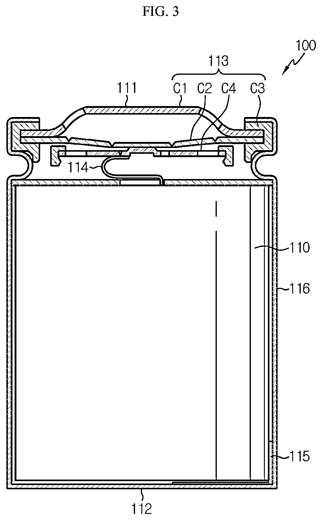 Patent US12308482 Figure 3 – Battery module comprising busbar plate, battery pack comprising battery module, and electronic device