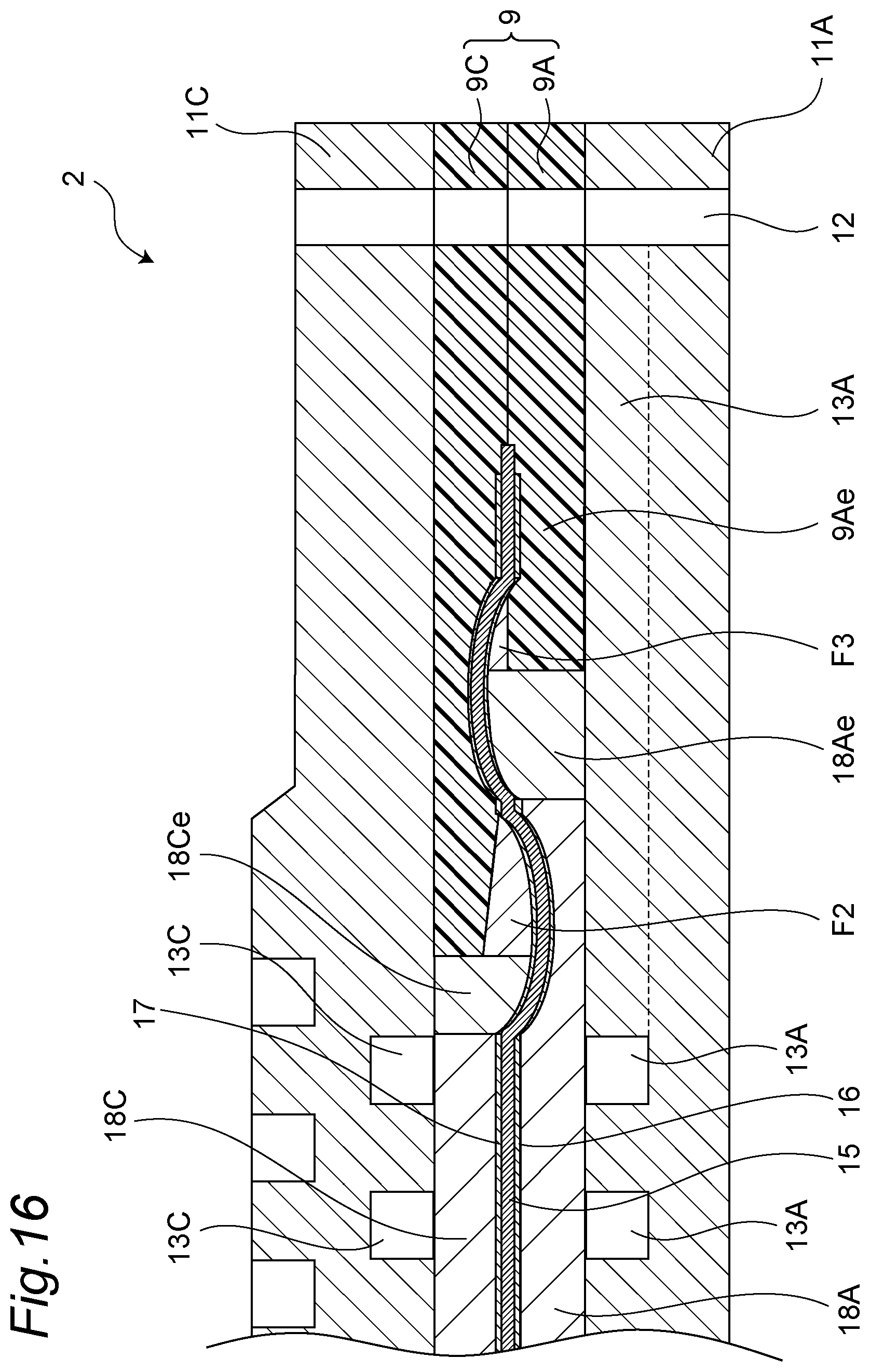 Patent US12308486 Figure 13 – Fuel cell module, fuel cell stack, and manufacturing method of fuel cell module