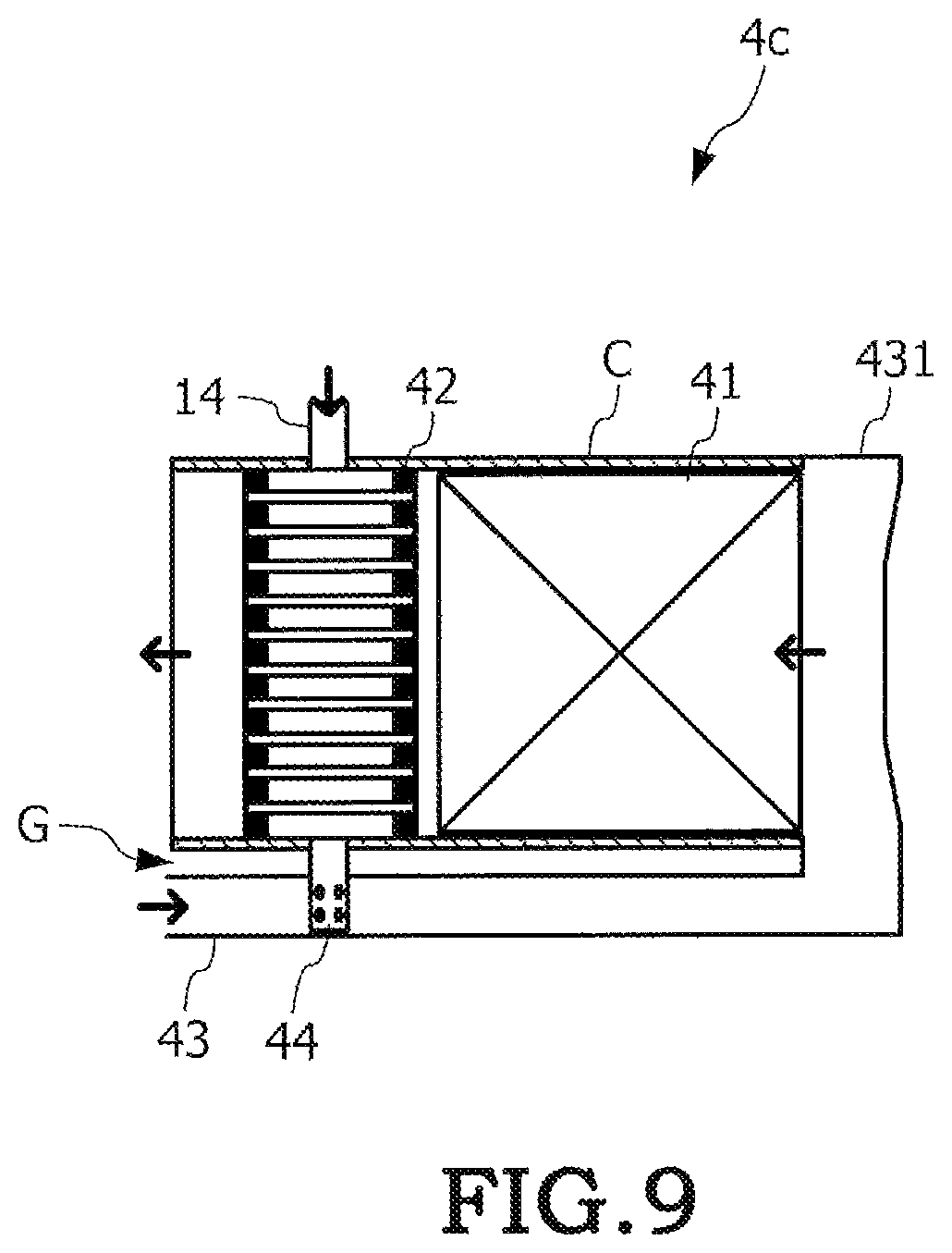 Patent US12308487 Figure 9 – Combustor and fuel cell system including same