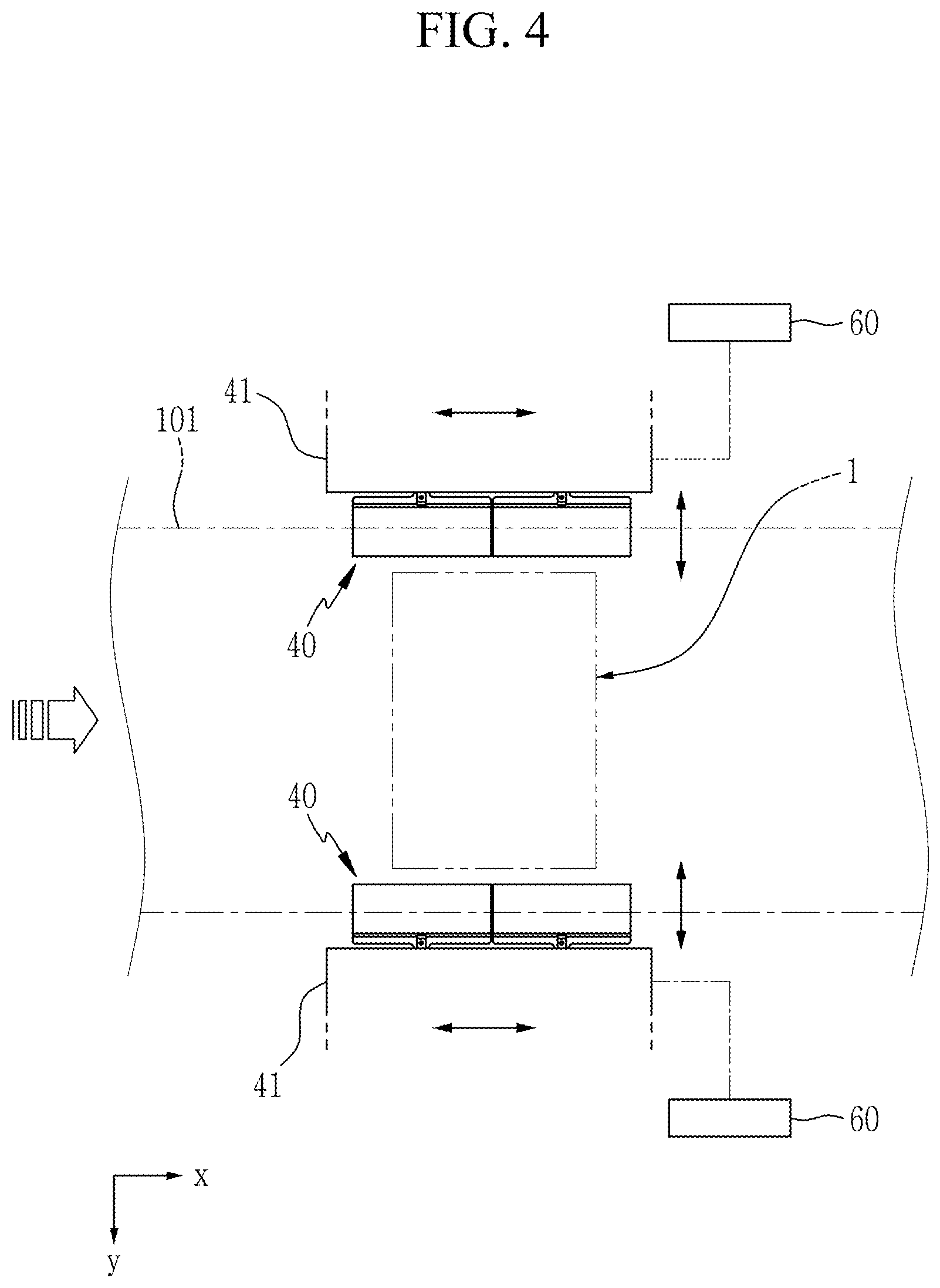 Patent US12308499 Figure 4 – Cutting apparatus and method of manufacturing MEA for fuel cell