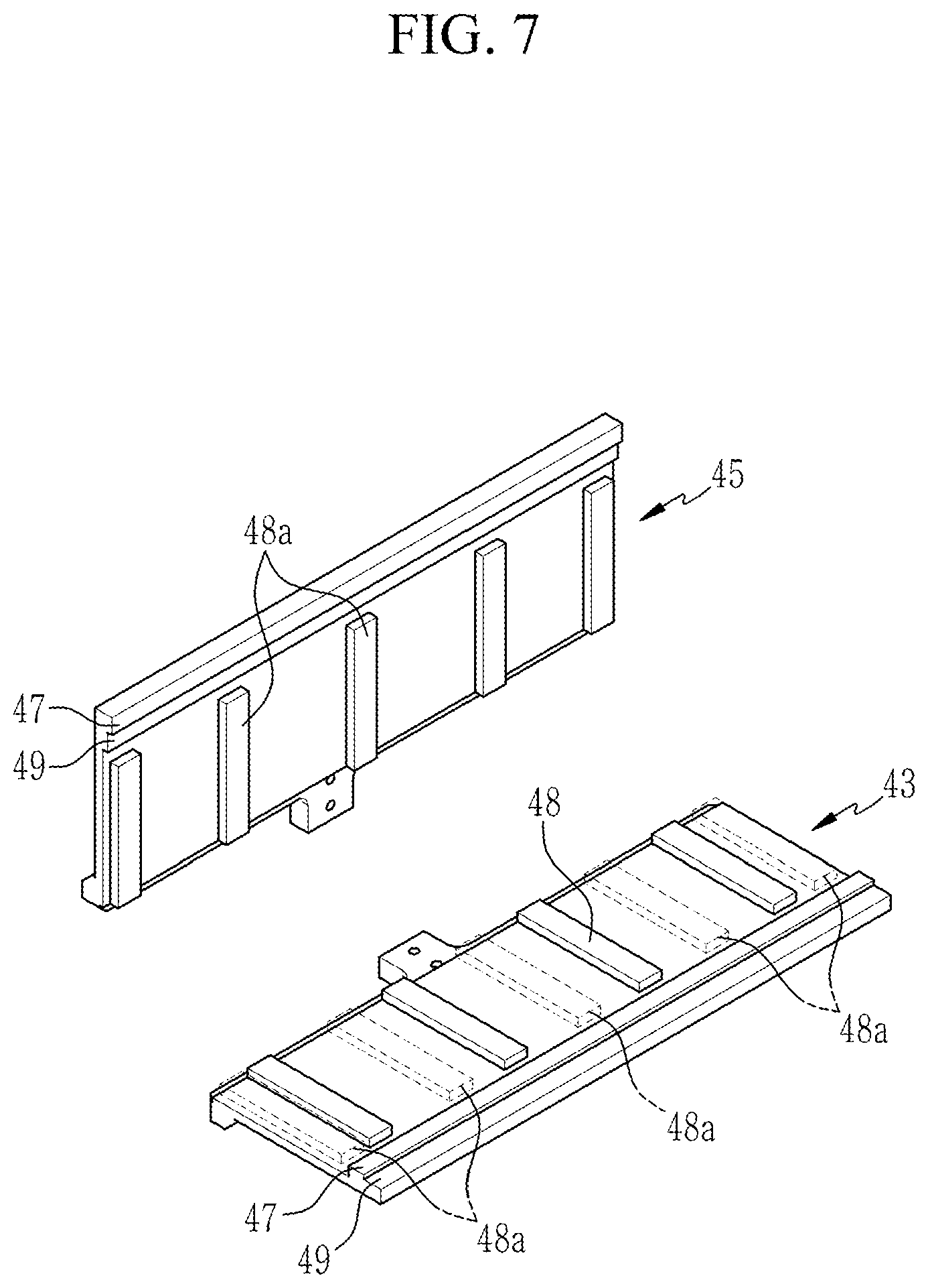 Patent US12308499 Figure 7 – Cutting apparatus and method of manufacturing MEA for fuel cell