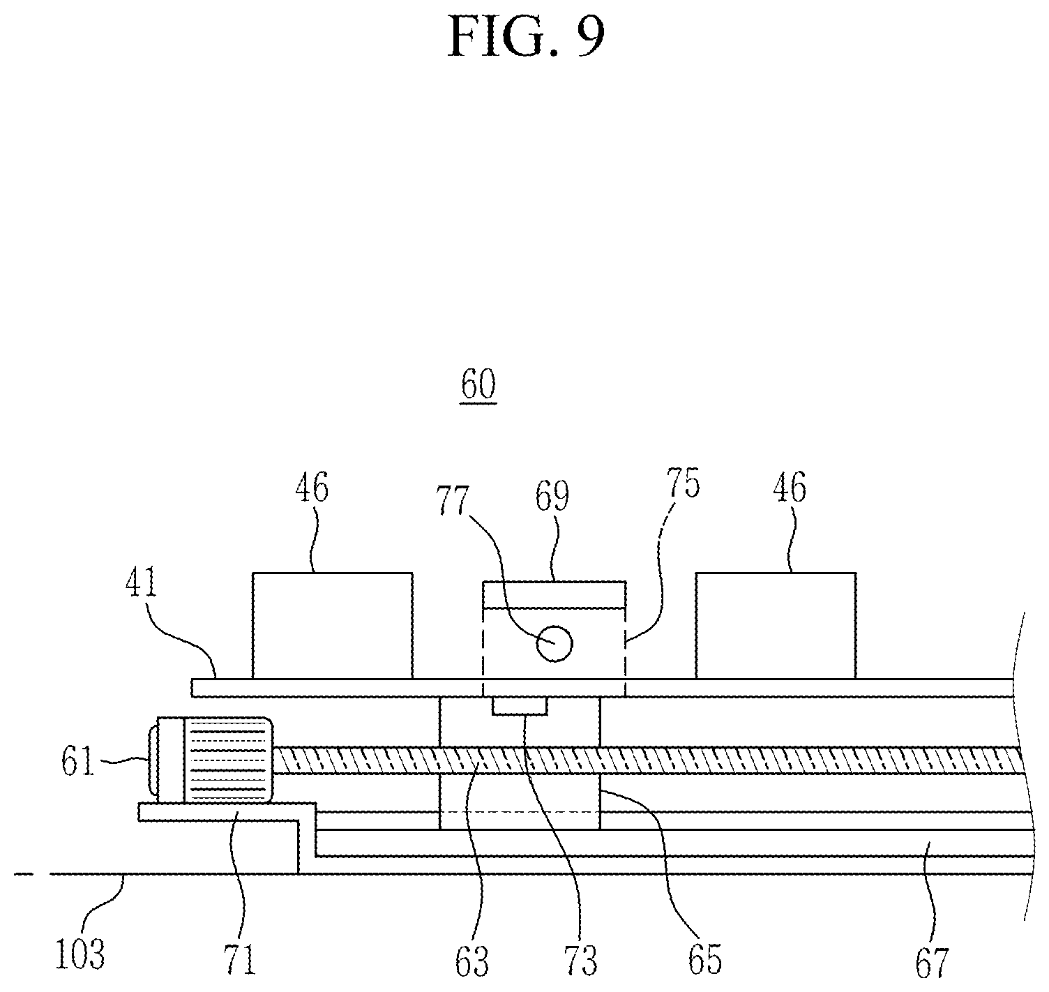 Patent US12308499 Figure 9 – Cutting apparatus and method of manufacturing MEA for fuel cell