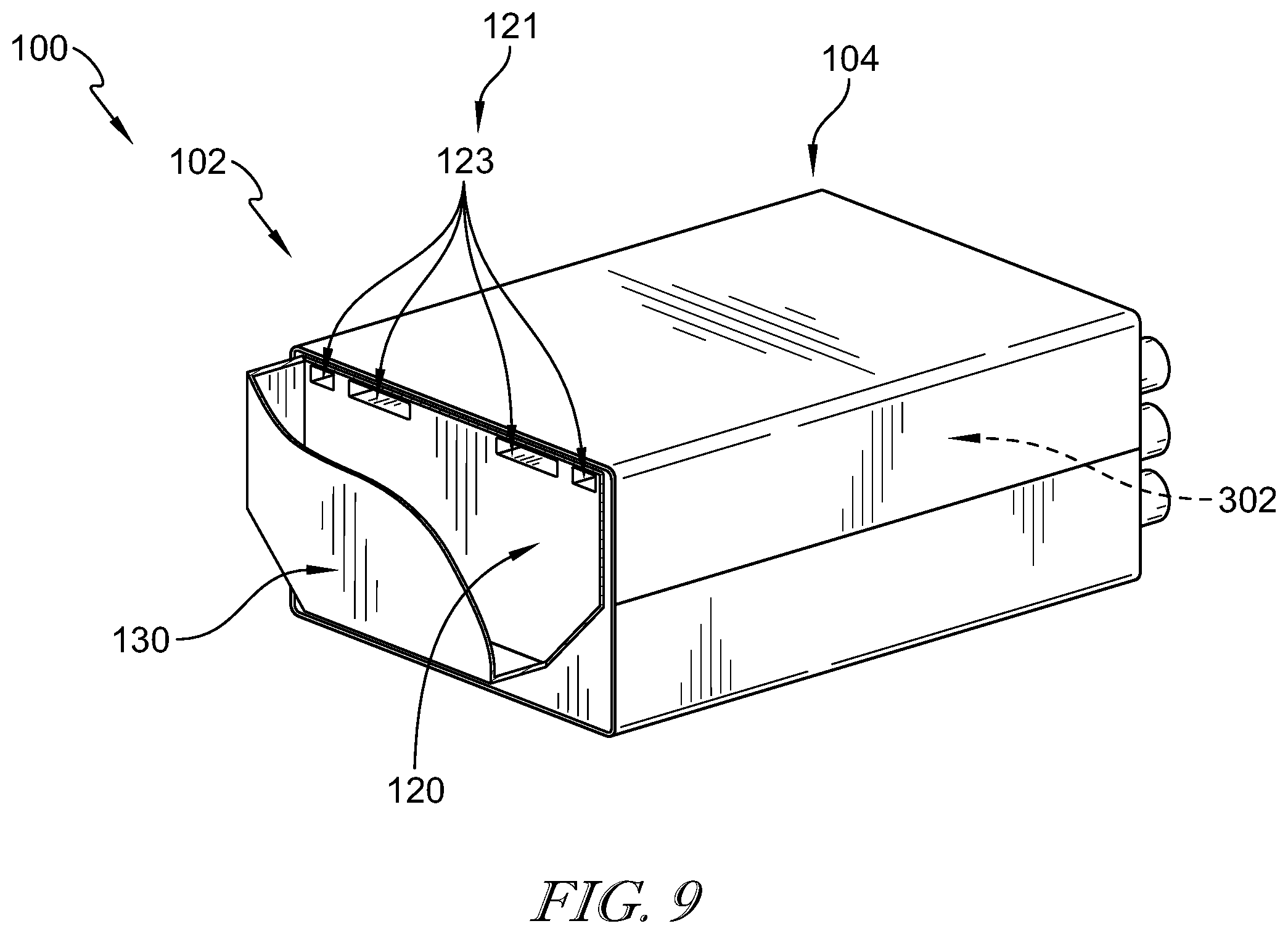Patent US12308501 Figure 6 – Venting of sealed fuel cell enclosure