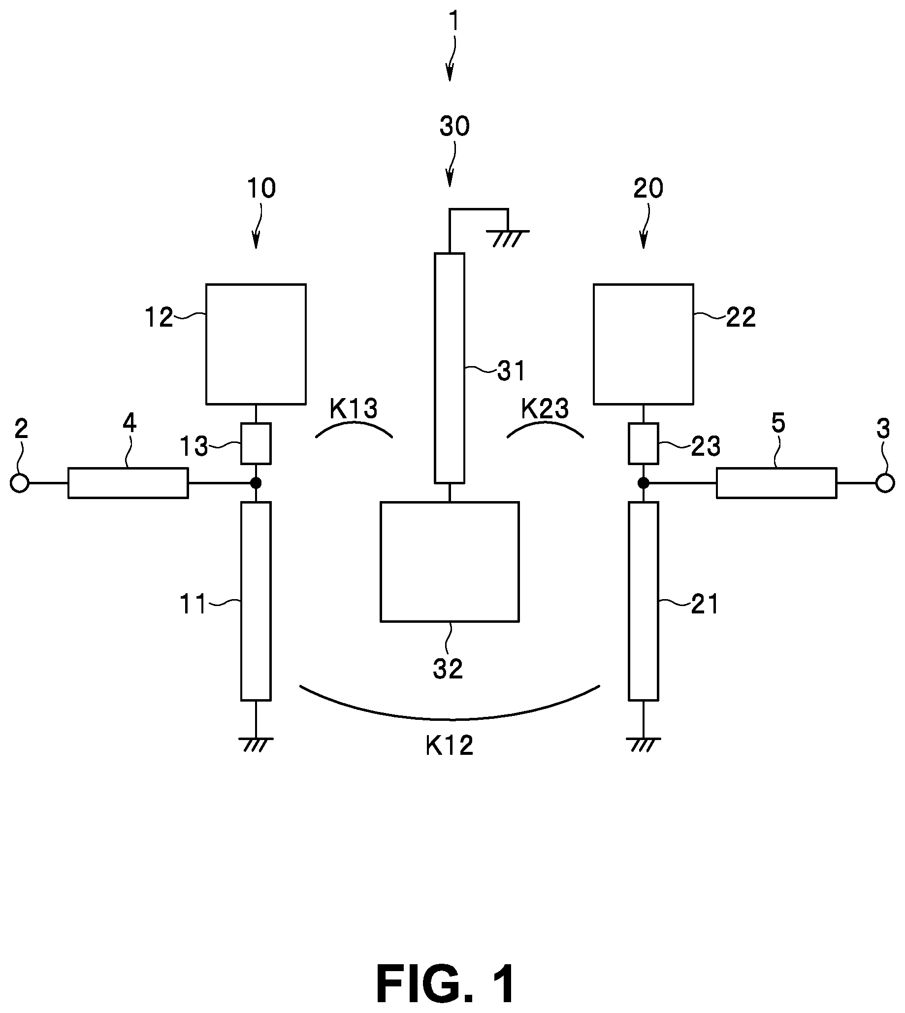 Patent US12308502 — Multilayered filter device — Figure 1