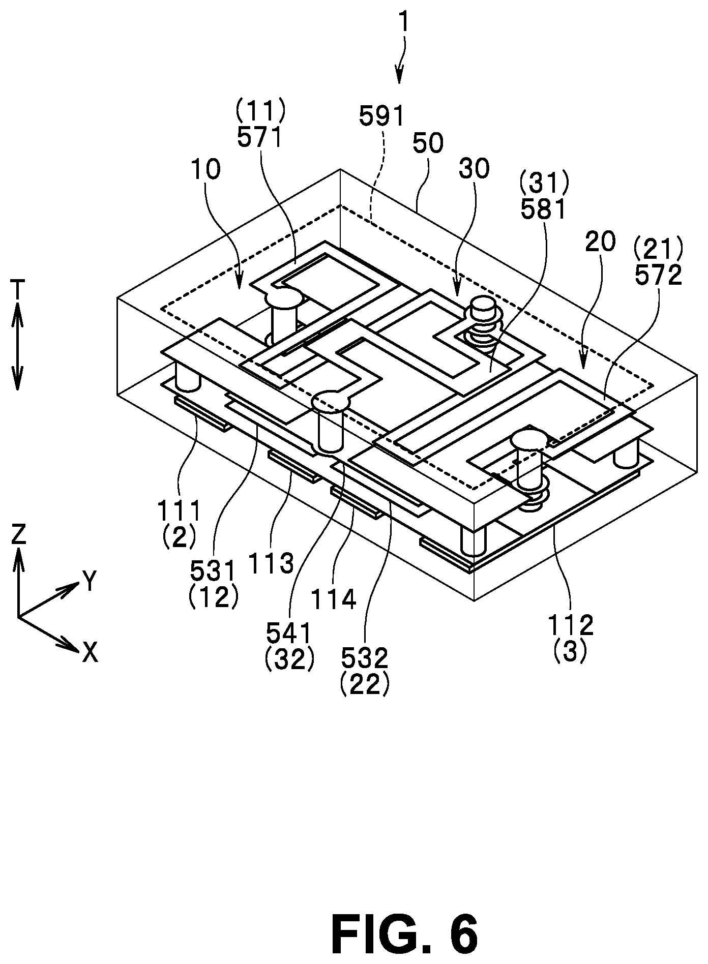Patent US12308502 Figure 6 – Multilayered filter device