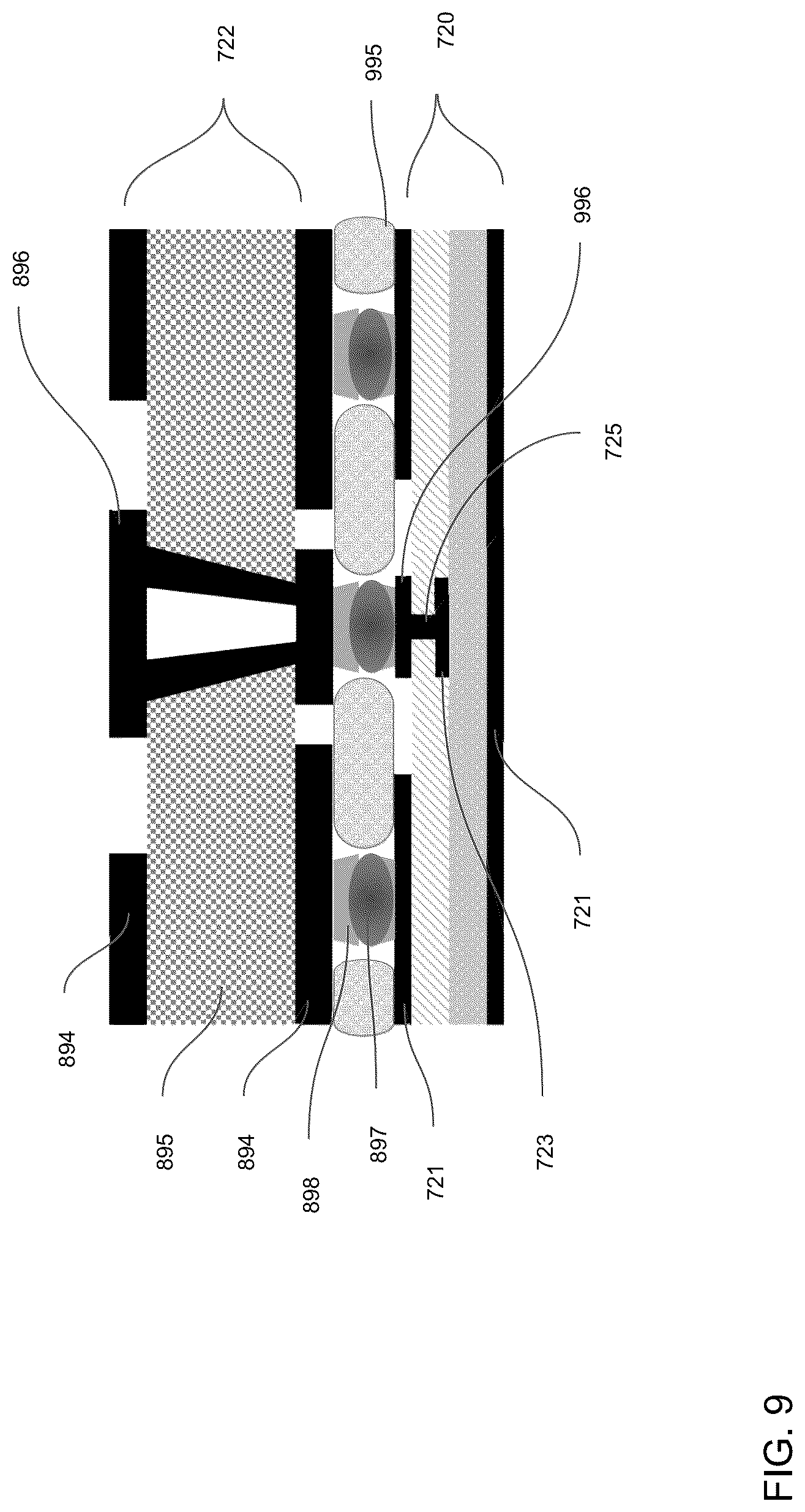 Patent US12308505 Figure 11 – Connecting electrical circuitry in a quantum computing system