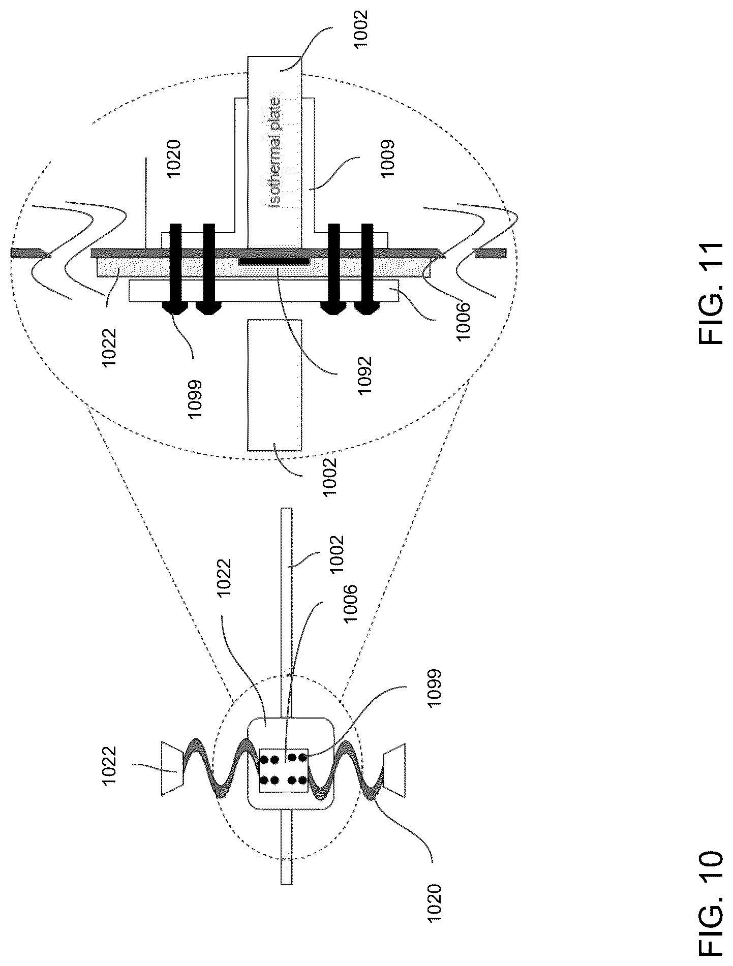Patent US12308505 Figure 12 – Connecting electrical circuitry in a quantum computing system
