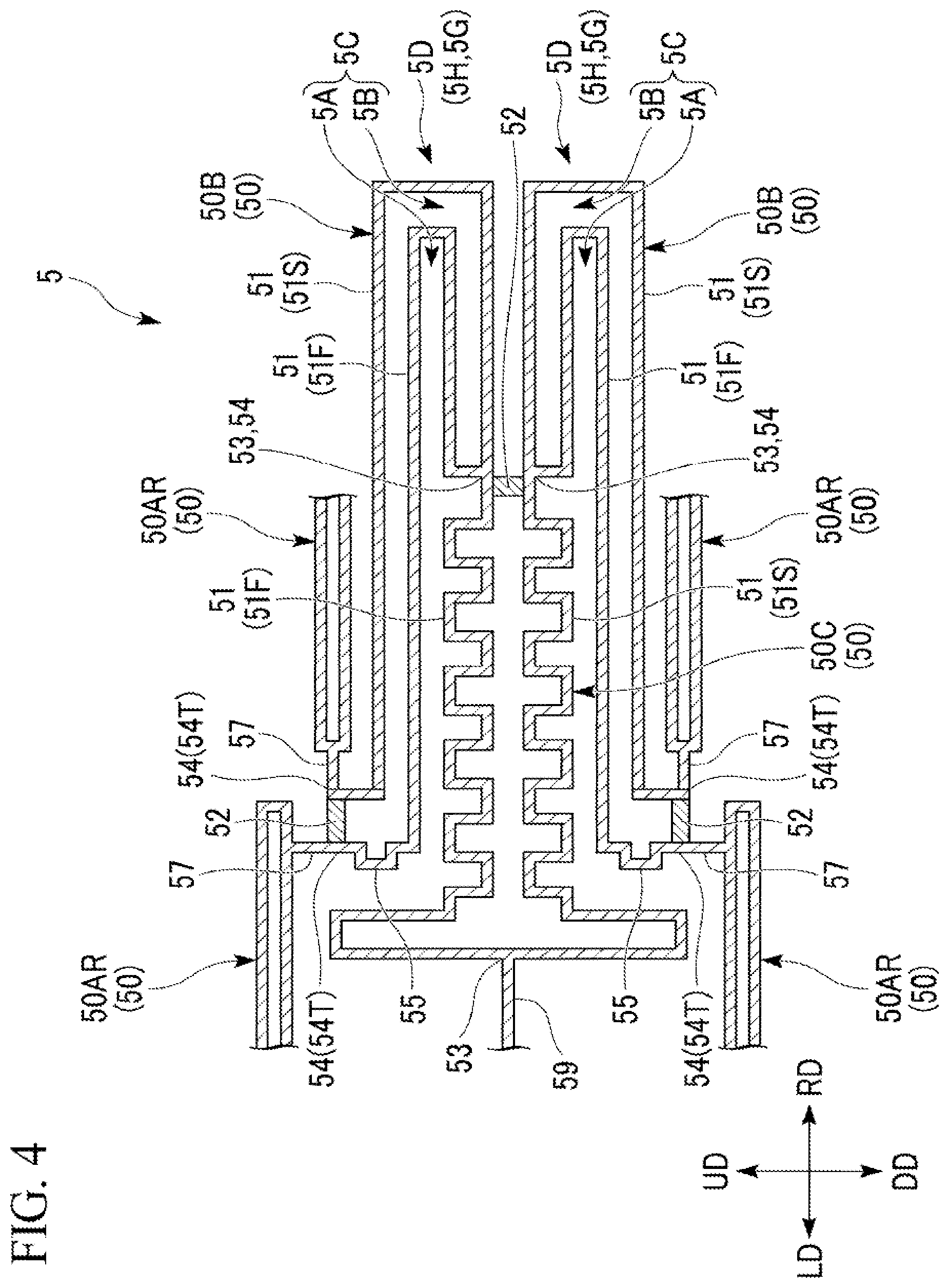 Patent US12308506 Figure 4 – Splitter-combiner and cascade connection circuit