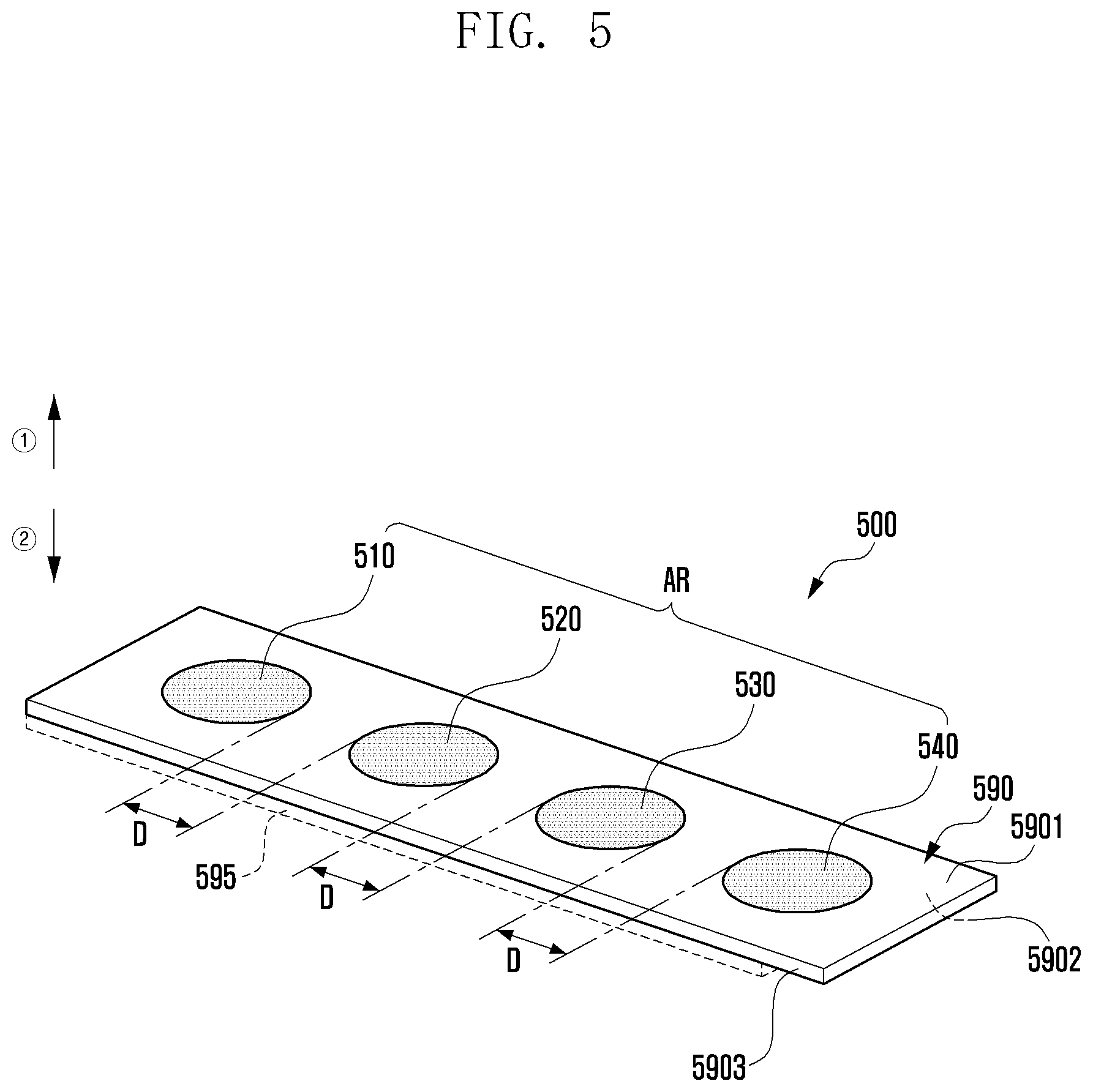 Patent US12308509 Figure 5 – Antenna and electronic device including same