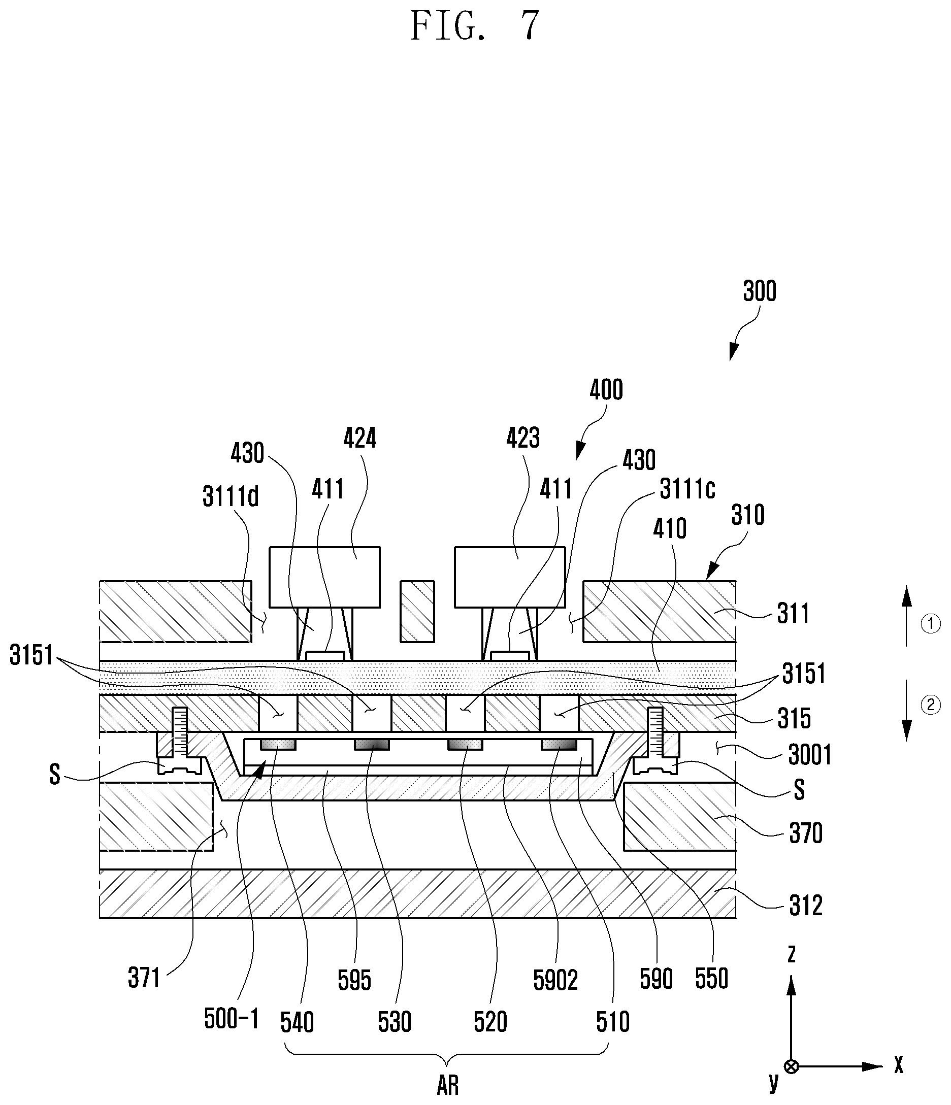 Patent US12308509 Figure 9 – Antenna and electronic device including same