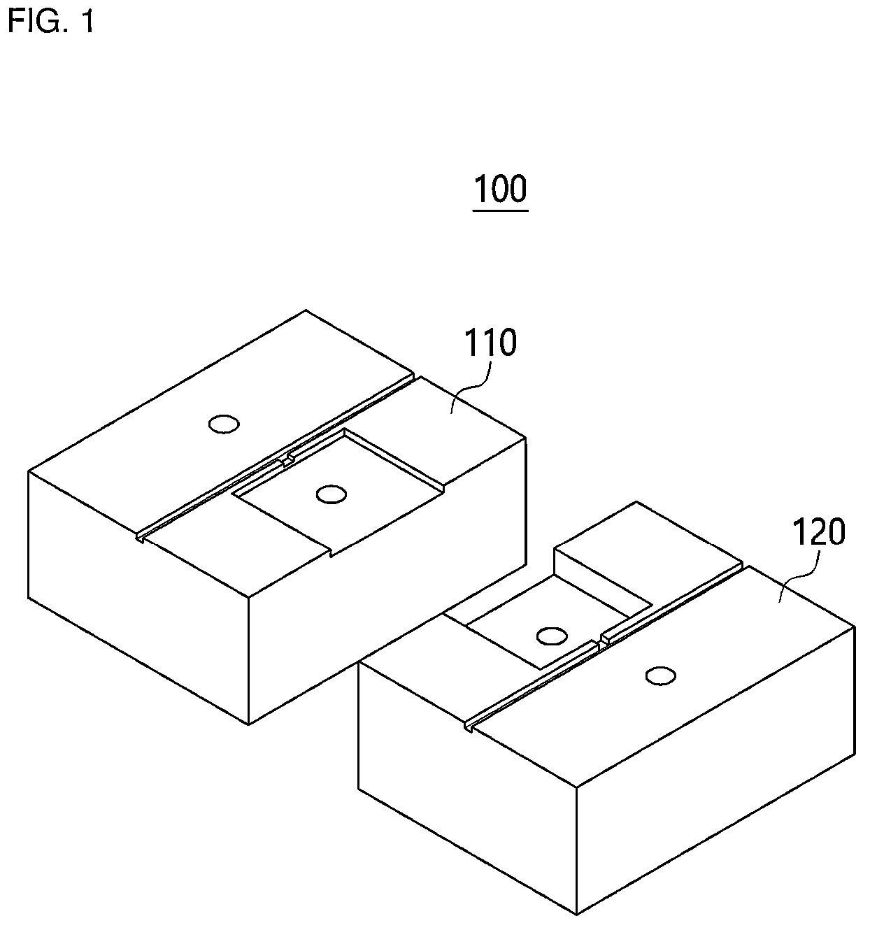 Patent US12308510 Figure 1 – Terahertz band waveguide module and mounting method of IC chip