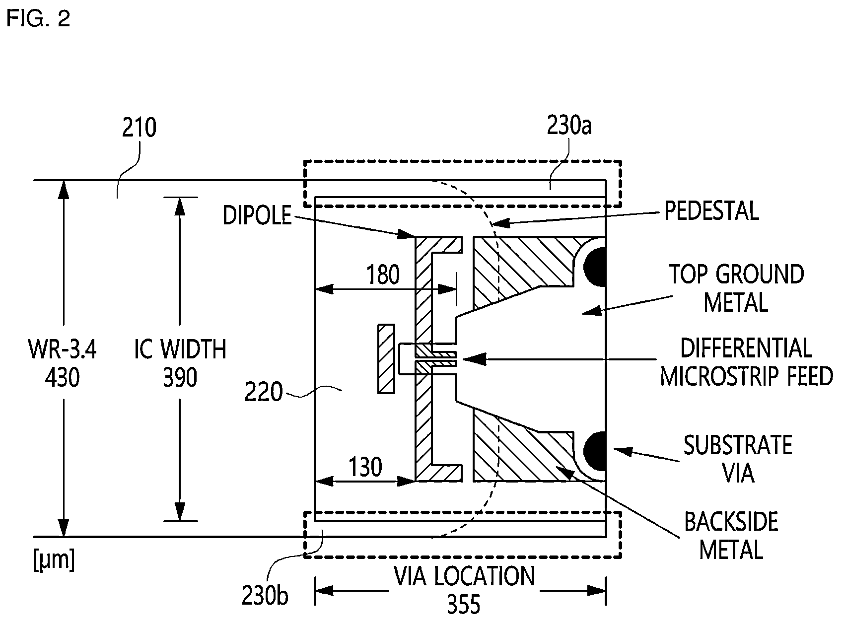 Patent US12308510 Figure 2 – Terahertz band waveguide module and mounting method of IC chip