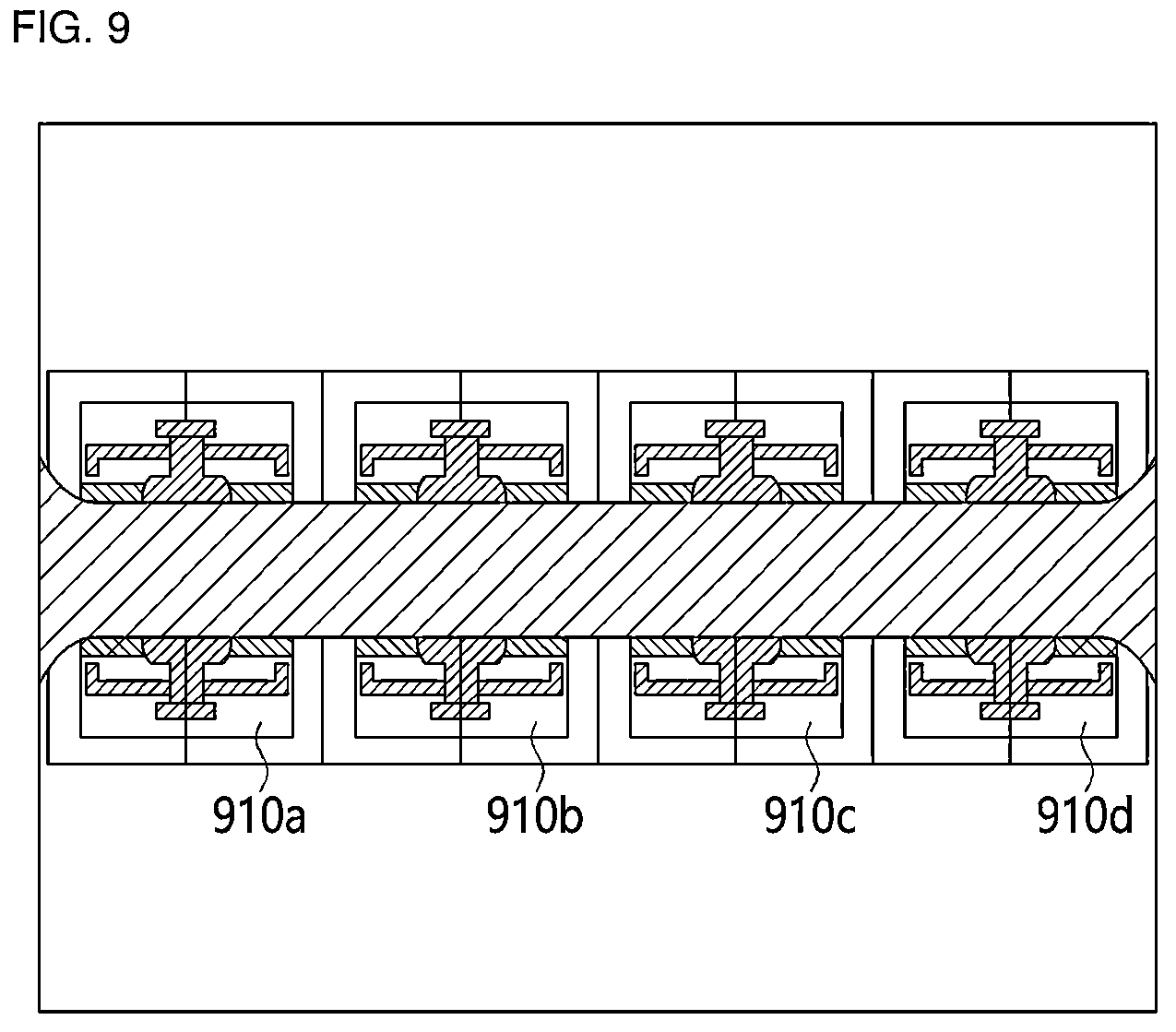 Patent US12308510 Figure 9 – Terahertz band waveguide module and mounting method of IC chip