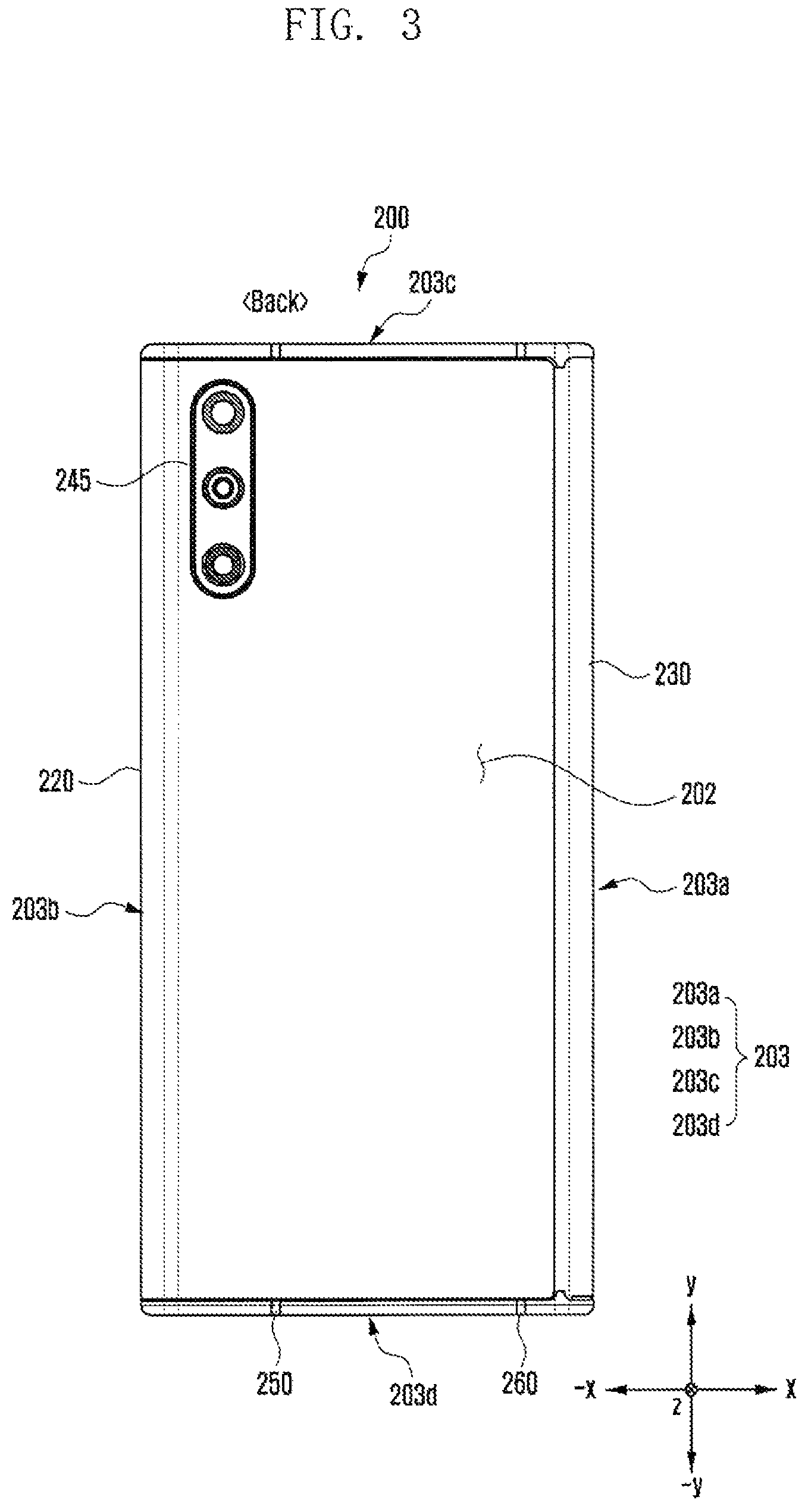 Patent US12308511 Figure 3 – Antenna and electronic device including the same