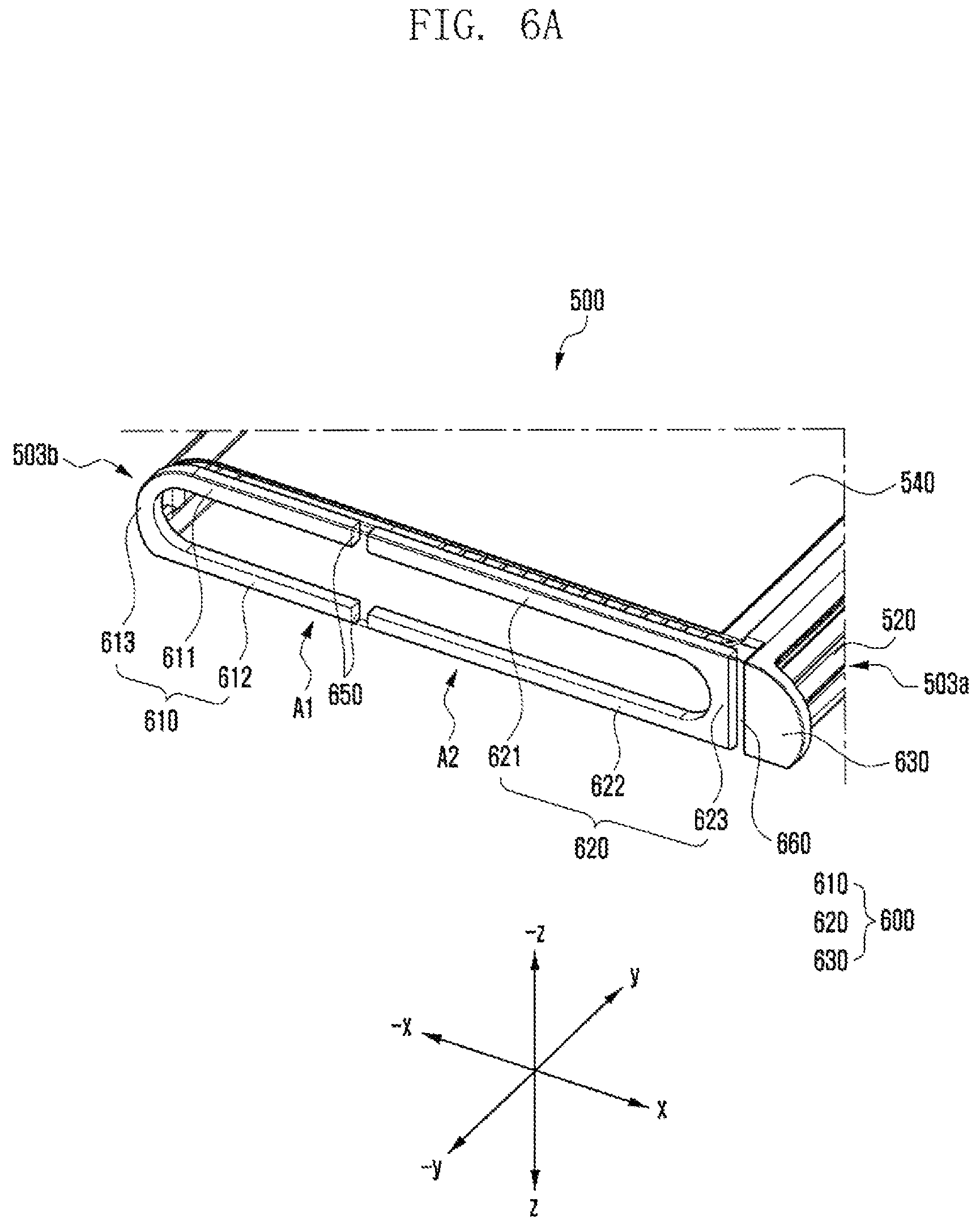 Patent US12308511 Figure 6 – Antenna and electronic device including the same