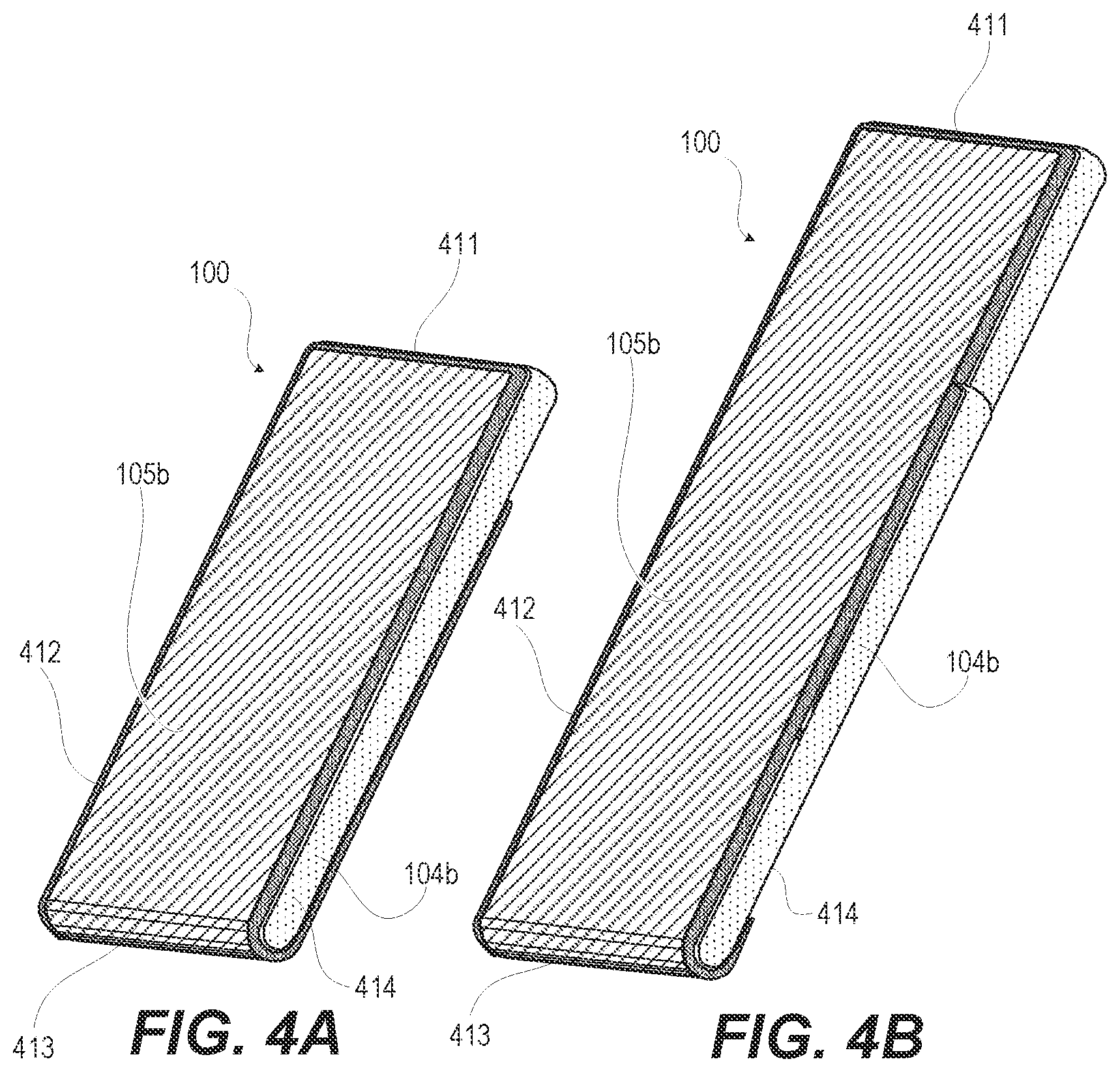 Patent US12308512 Figure 4 – Reconfigurable antenna system for a communication device with expandable form factor