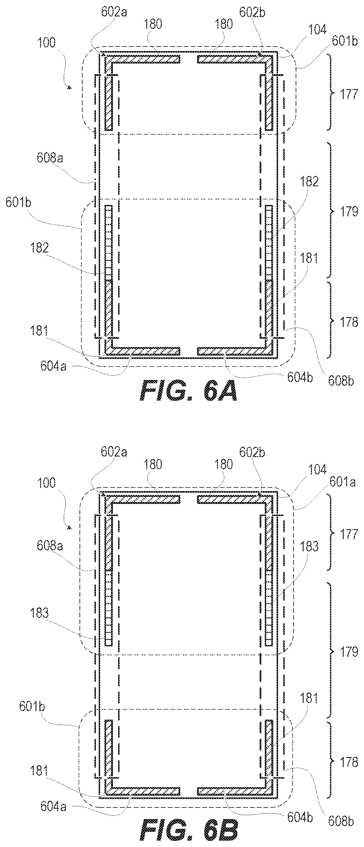 Patent US12308512 Figure 6 – Reconfigurable antenna system for a communication device with expandable form factor