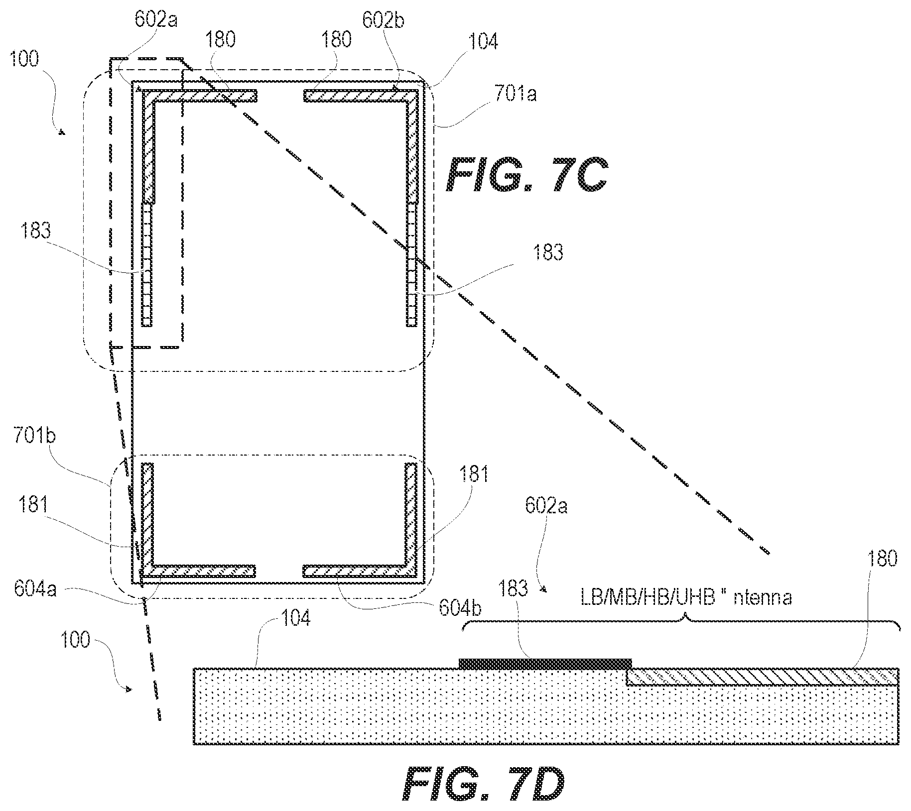 Patent US12308512 Figure 9 – Reconfigurable antenna system for a communication device with expandable form factor