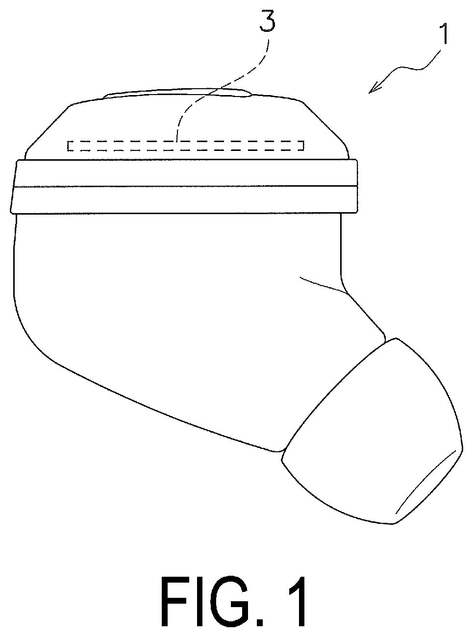 Patent US12308513 Figure 1 – Antenna device