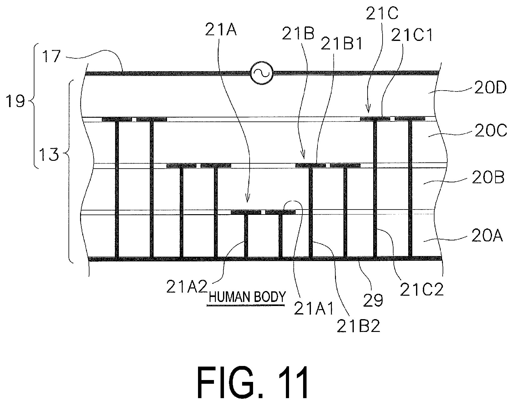 Patent US12308513 Figure 11 – Antenna device