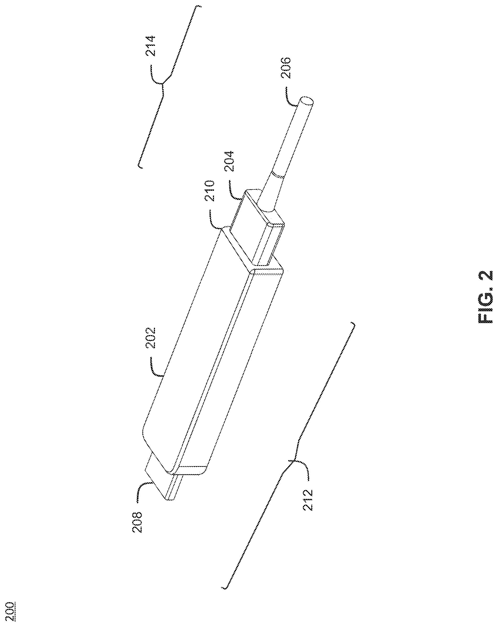 Patent US12308515 Figure 2 – Connector device with antenna connection