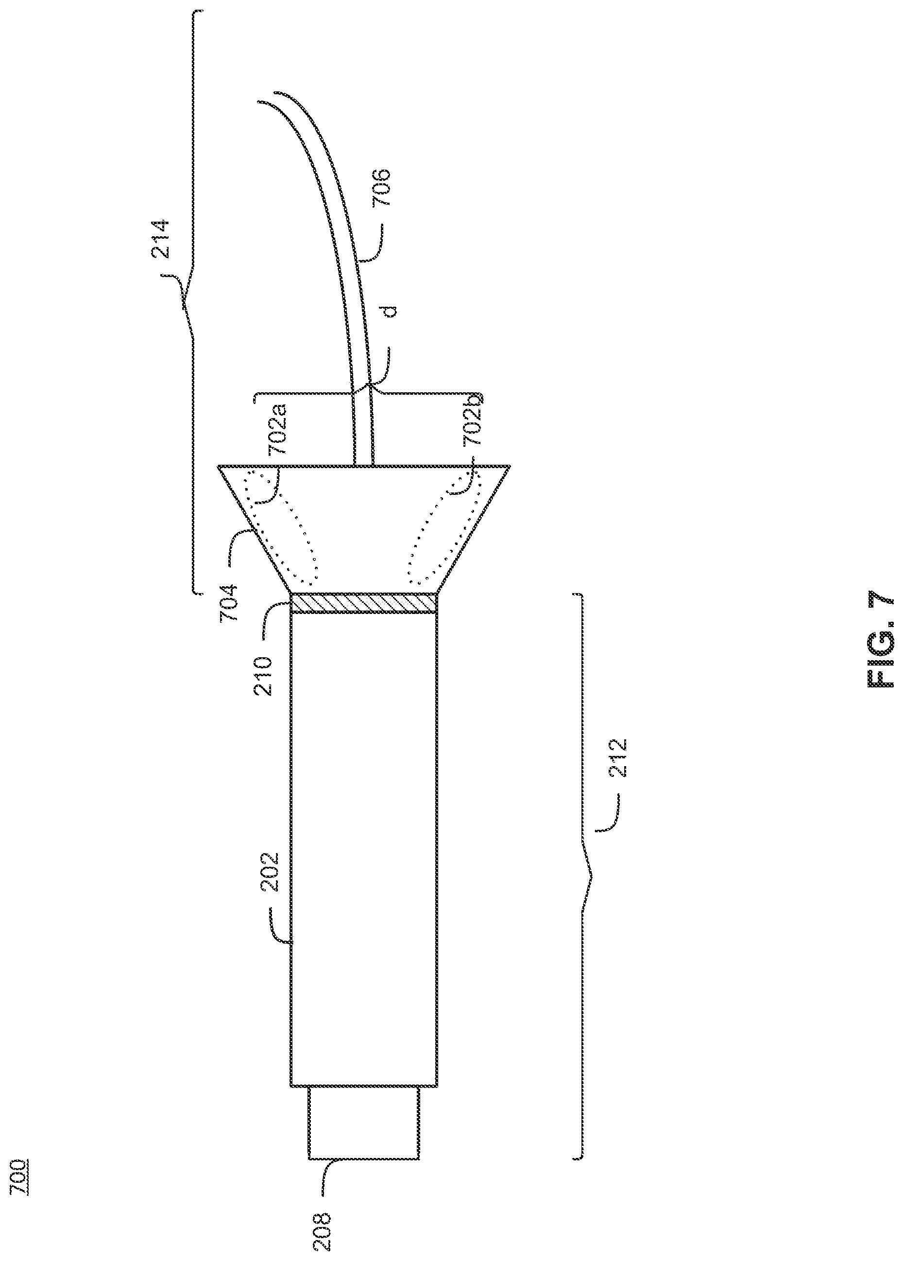 Patent US12308515 Figure 7 – Connector device with antenna connection