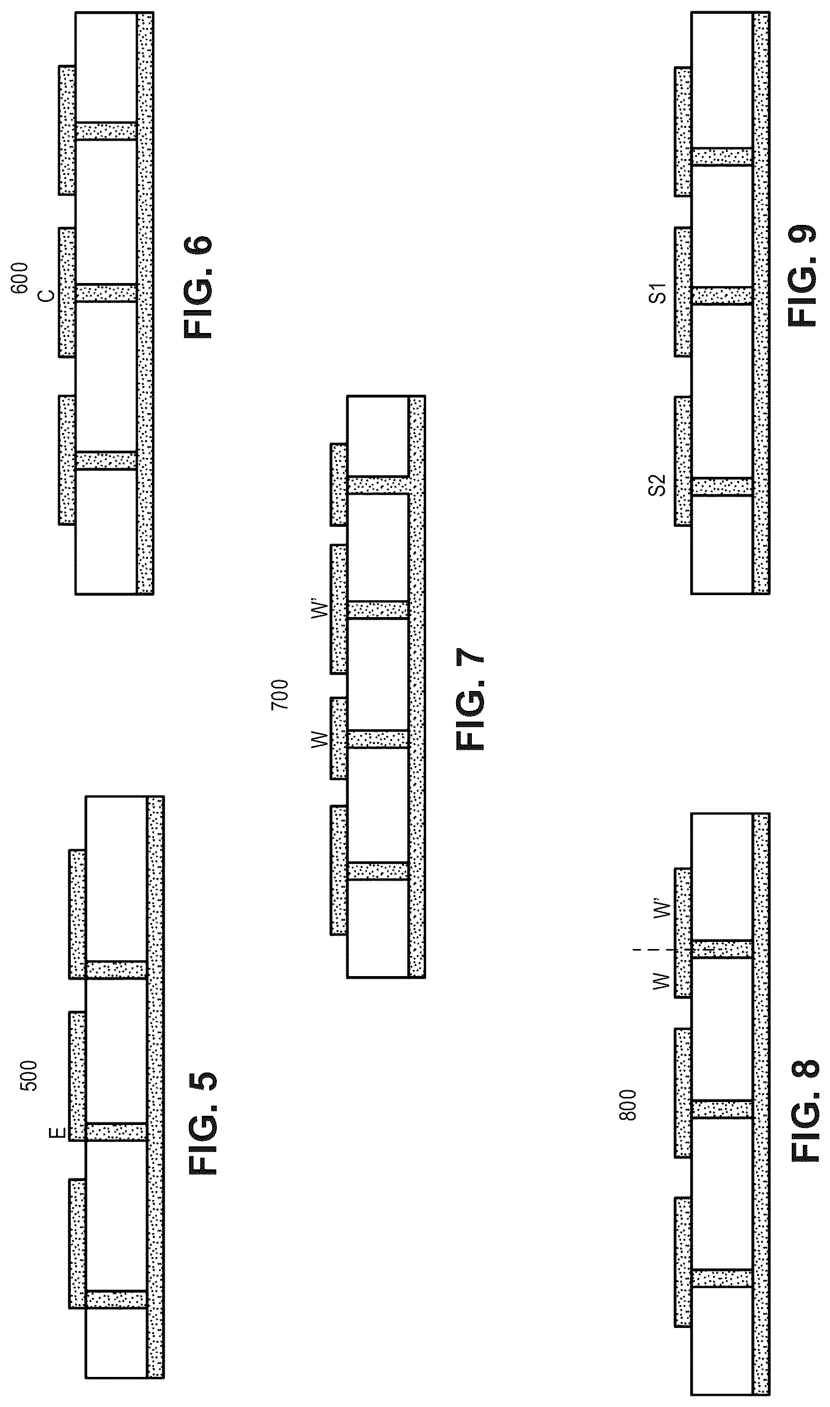 Patent US12308517 Figure 5 – Periodic mode-selective structure for surface wave scattering mitigation in millimeter wave antenna arrays