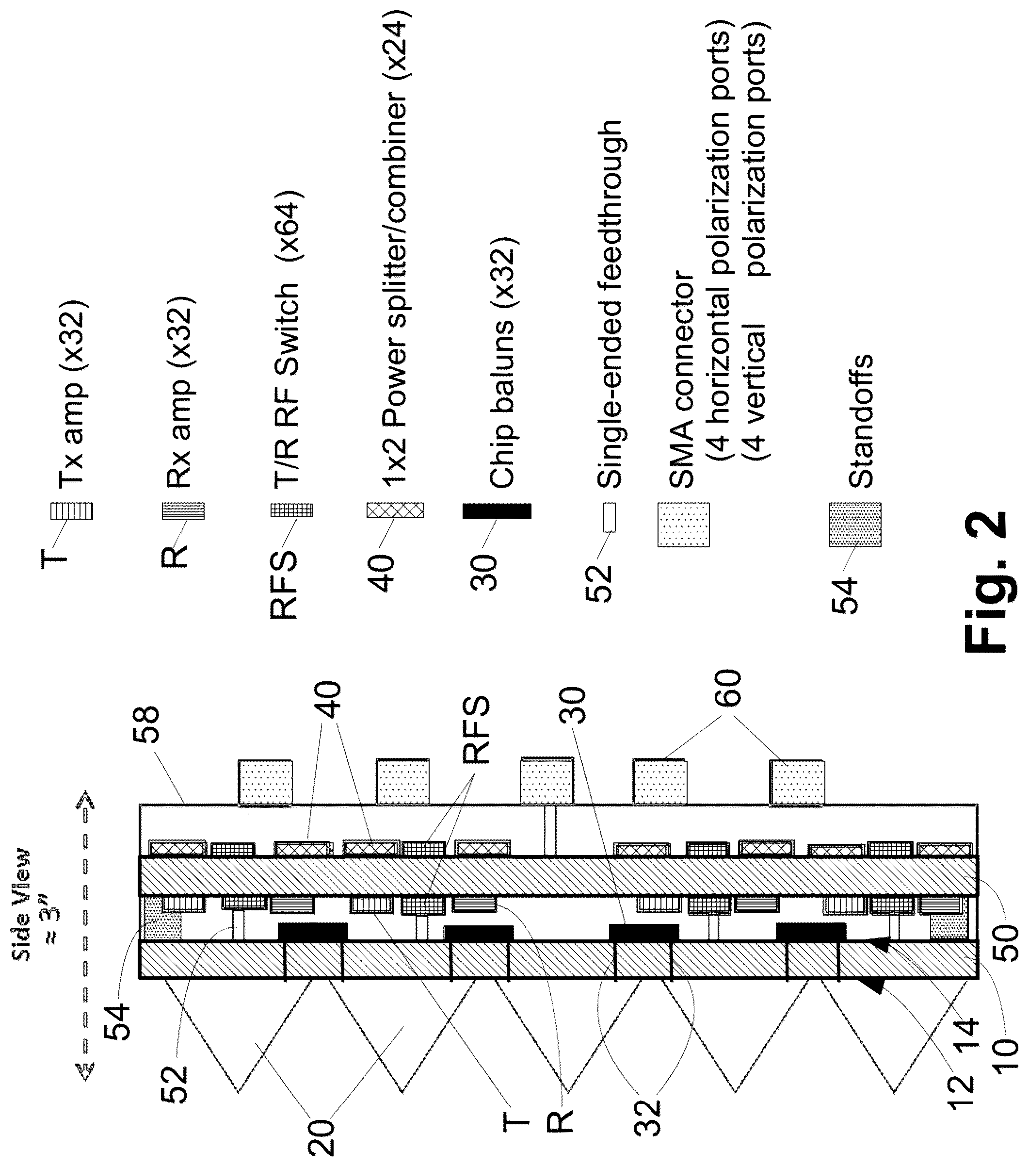 Patent US12308524 Figure 2 – Conformal/omni-directional differential segmented aperture