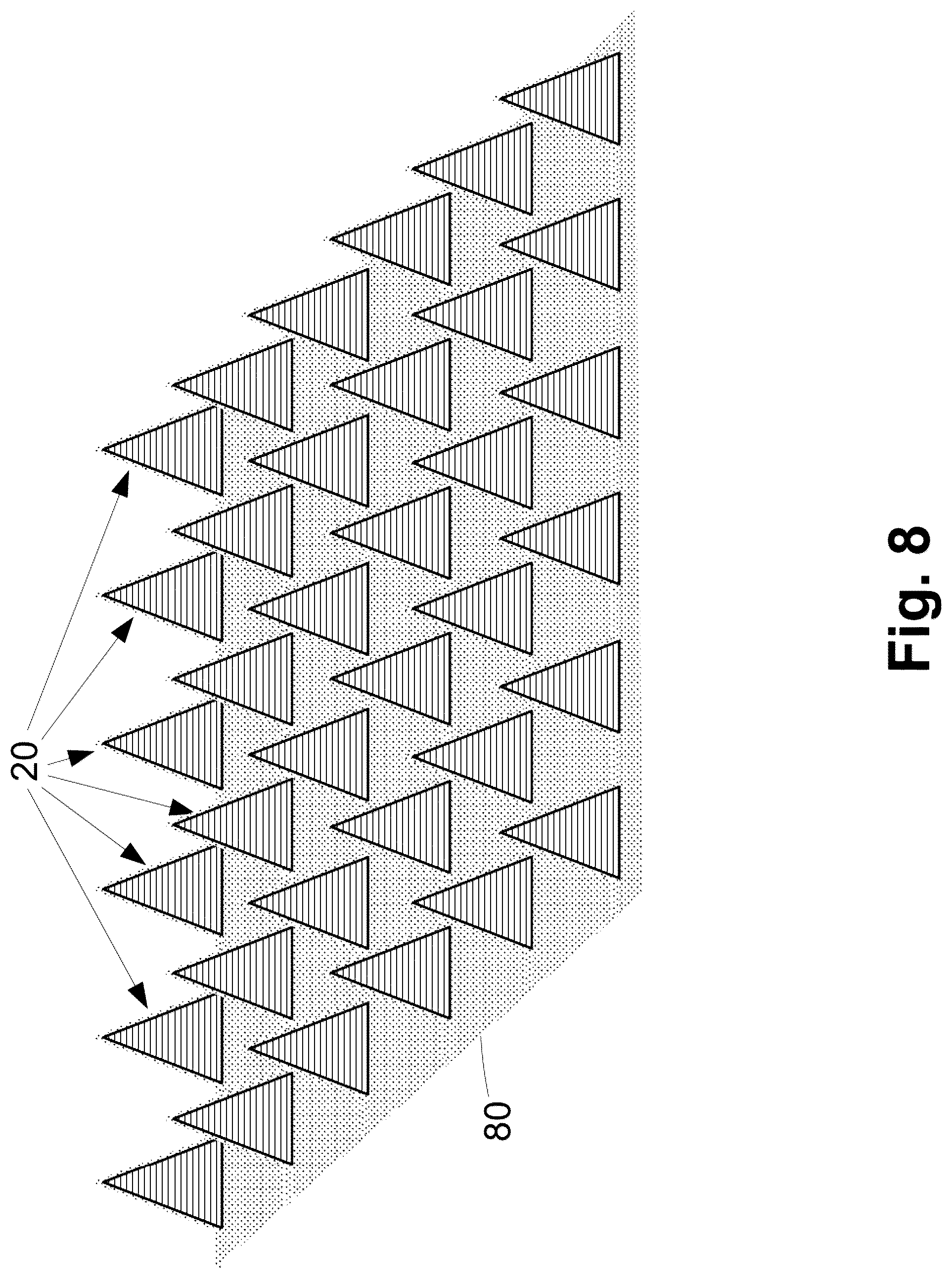 Patent US12308524 Figure 8 – Conformal/omni-directional differential segmented aperture