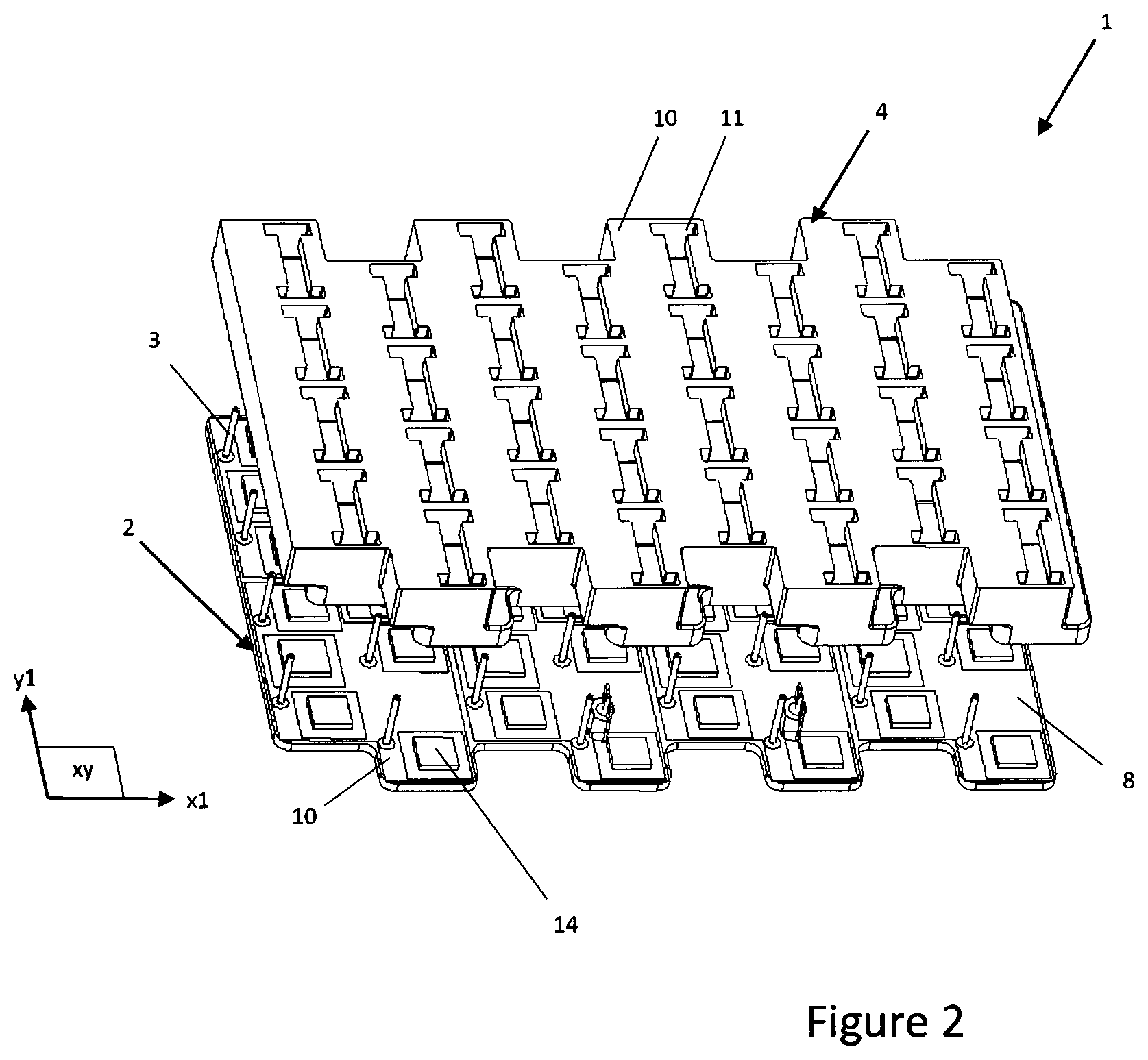 Patent US12308526 Figure 2 – Array antenna