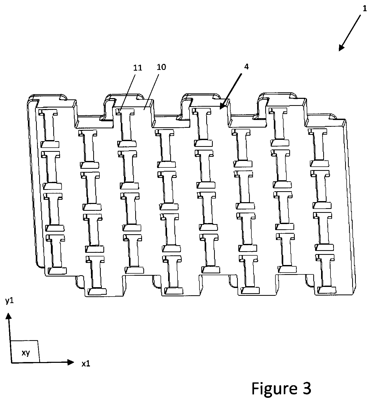 Patent US12308526 Figure 3 – Array antenna