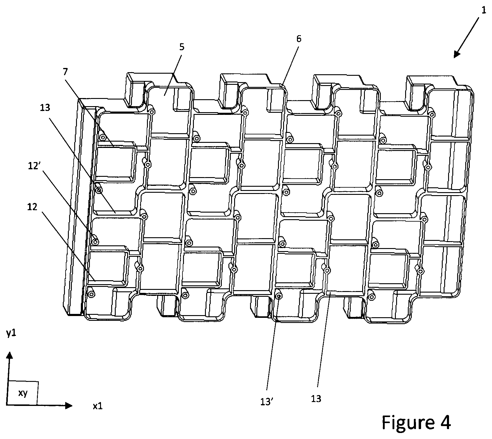 Patent US12308526 Figure 4 – Array antenna