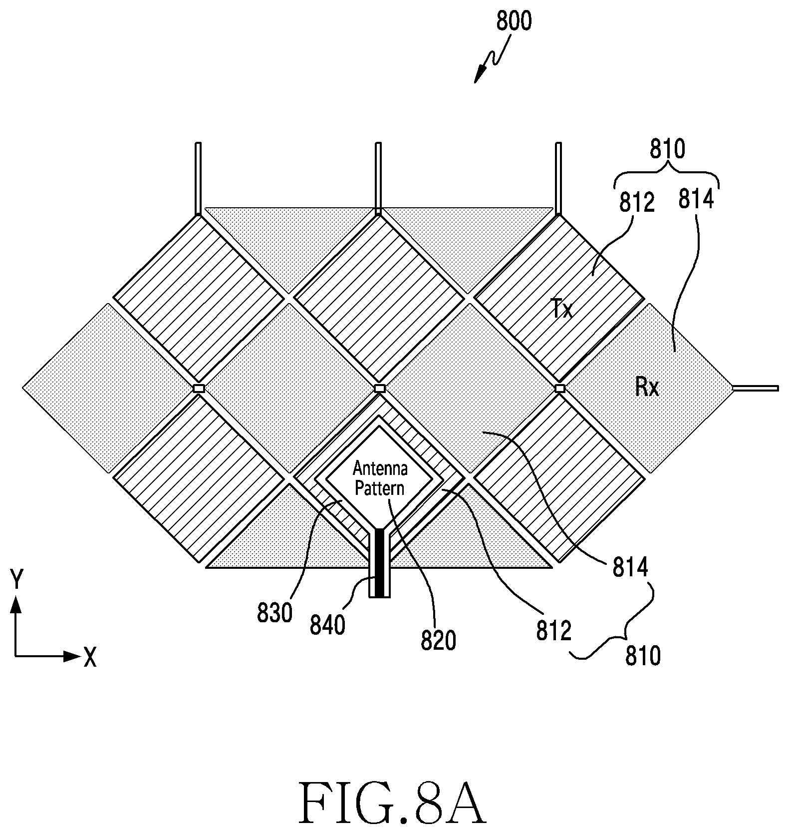 Patent US12308528 Figure 11 – Electronic device including antenna